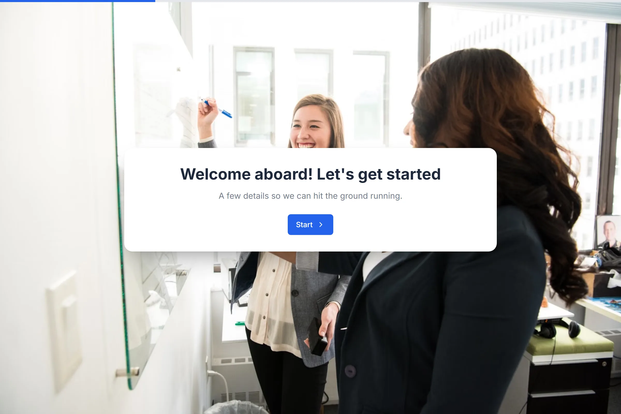 Client Onboarding template preview