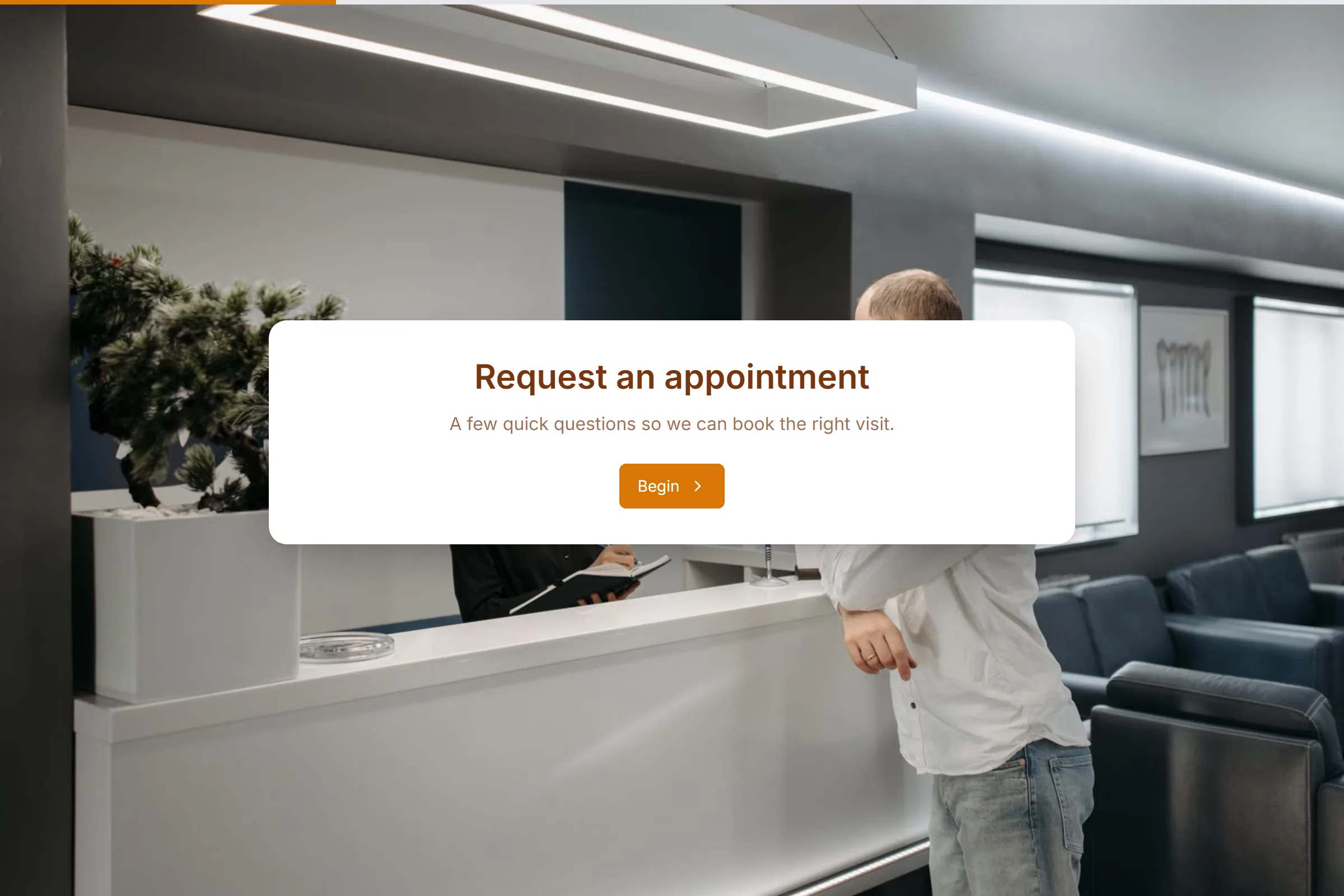 Clinic Appointment Request template preview