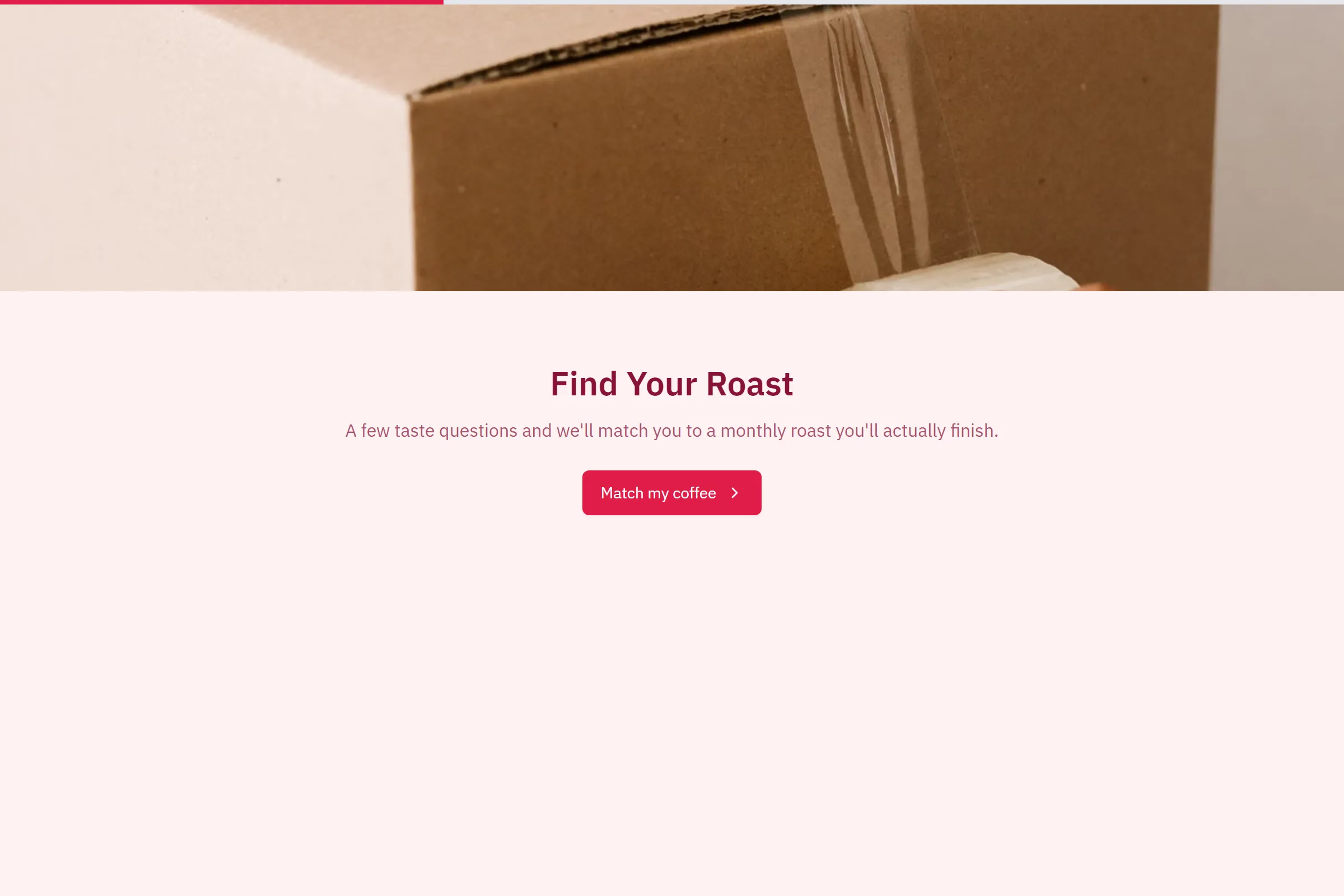 Coffee Subscription Matcher template preview