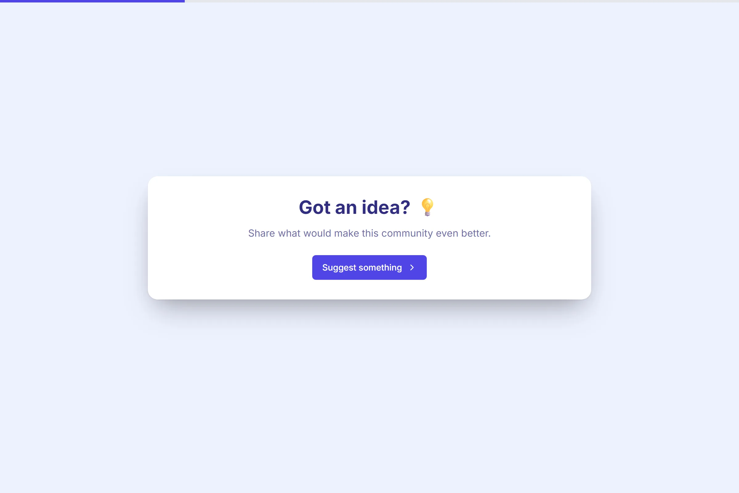 Community Suggestion Box template preview