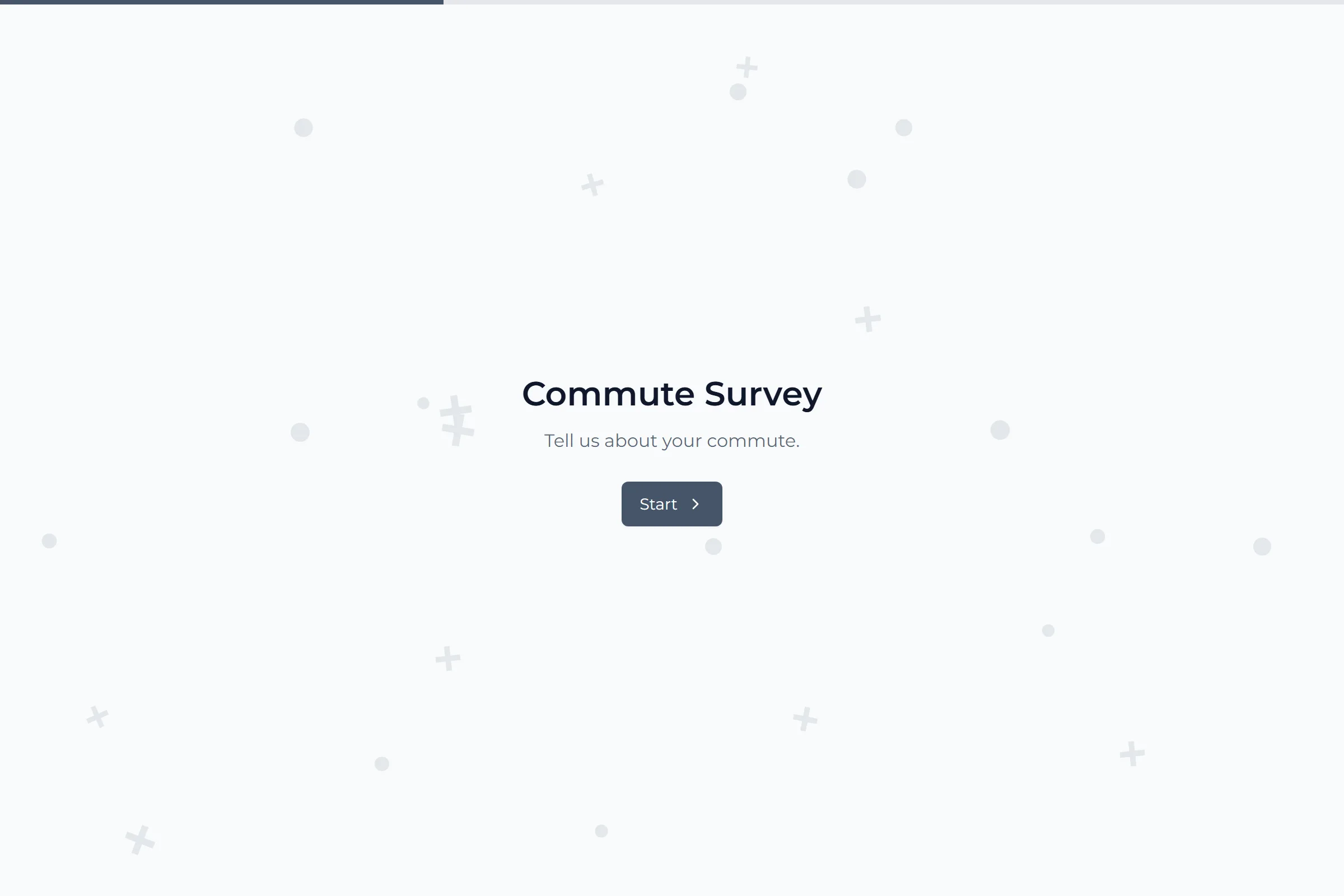 Commute Survey template preview
