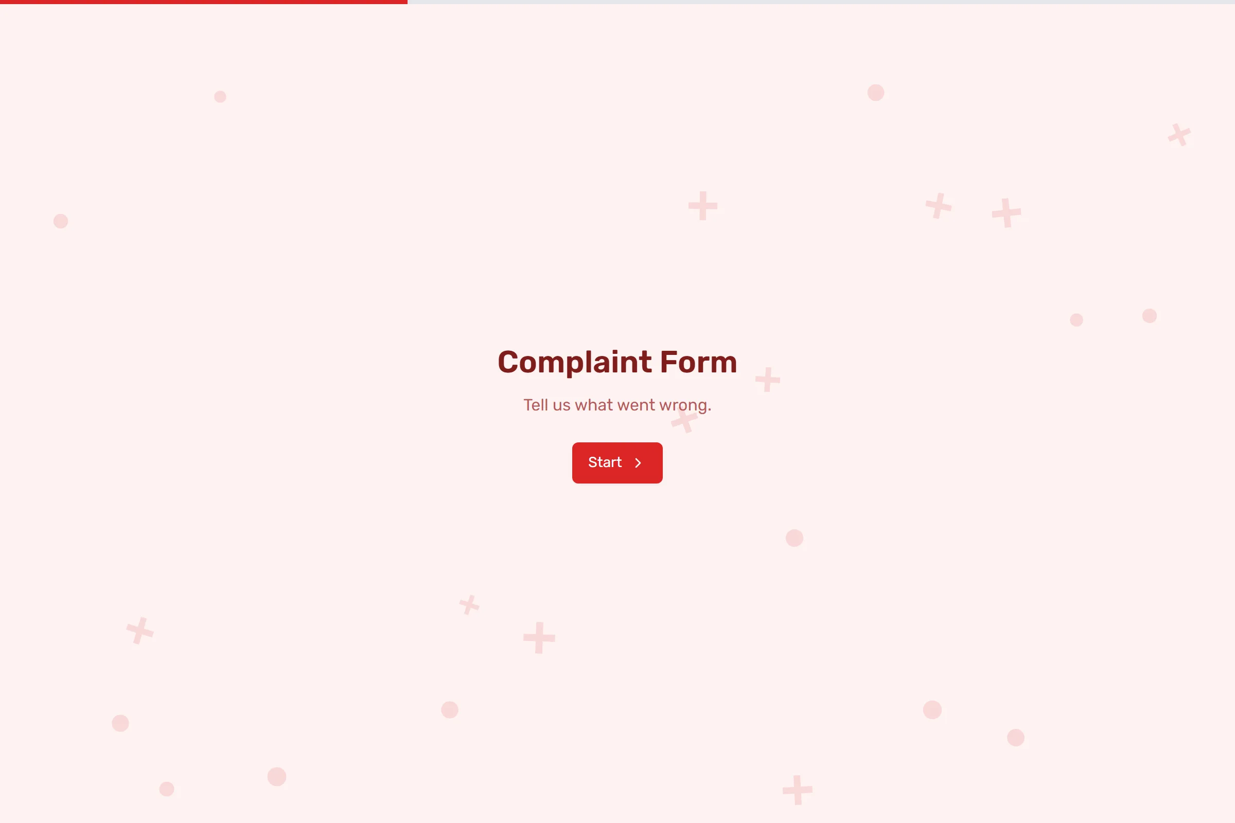 Complaint Form template preview