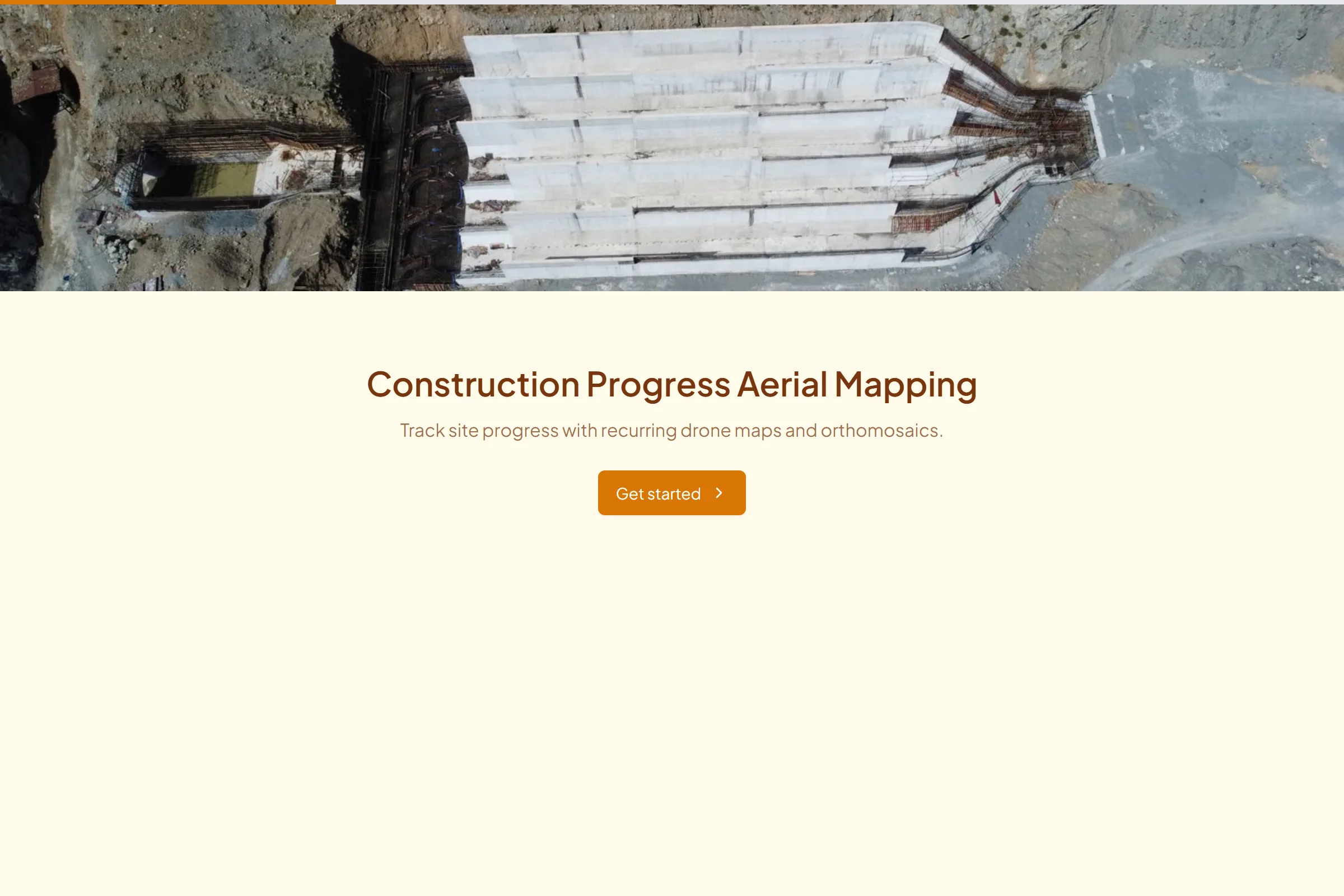 Construction Progress Aerial Mapping template preview