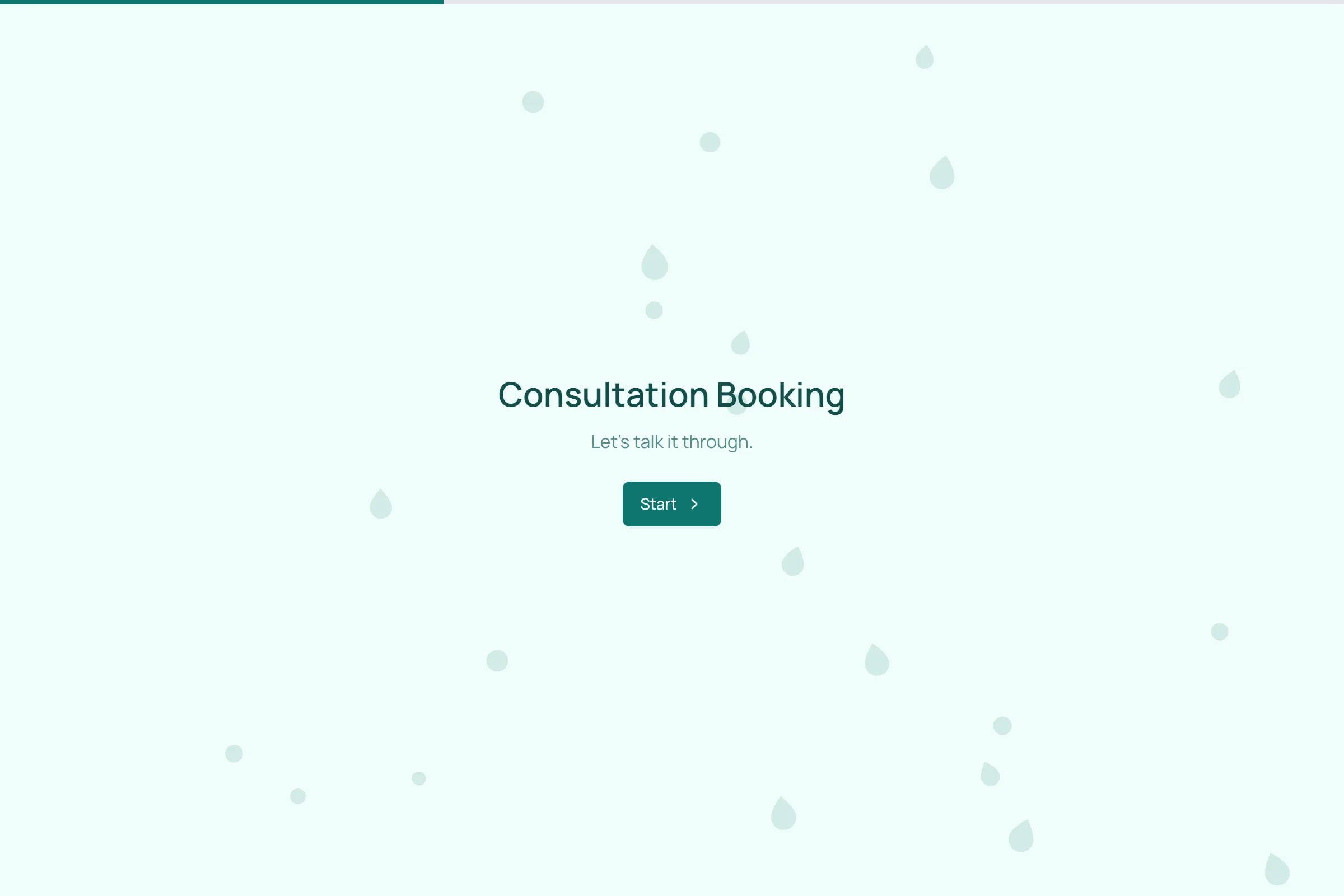 Consultation Booking template preview