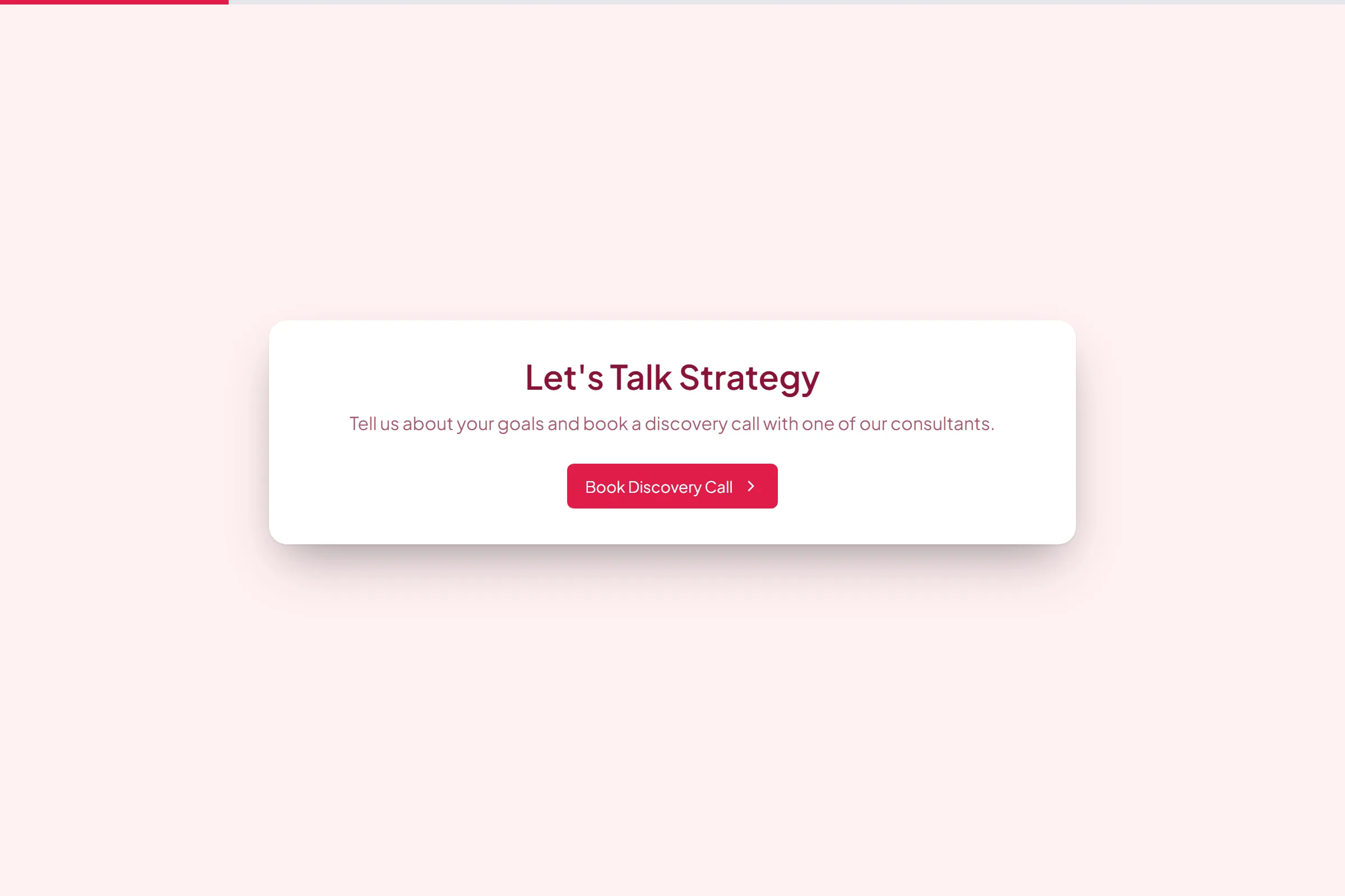 Consulting Discovery Call template preview