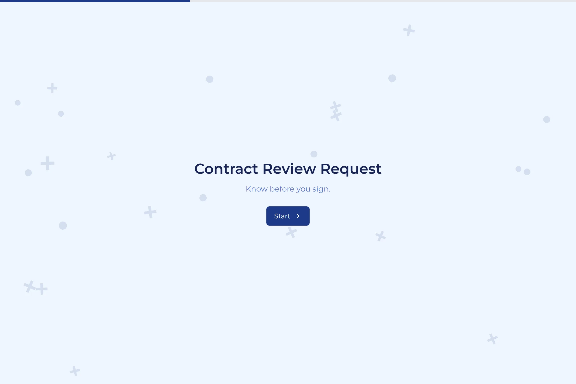 Contract Review Request template preview