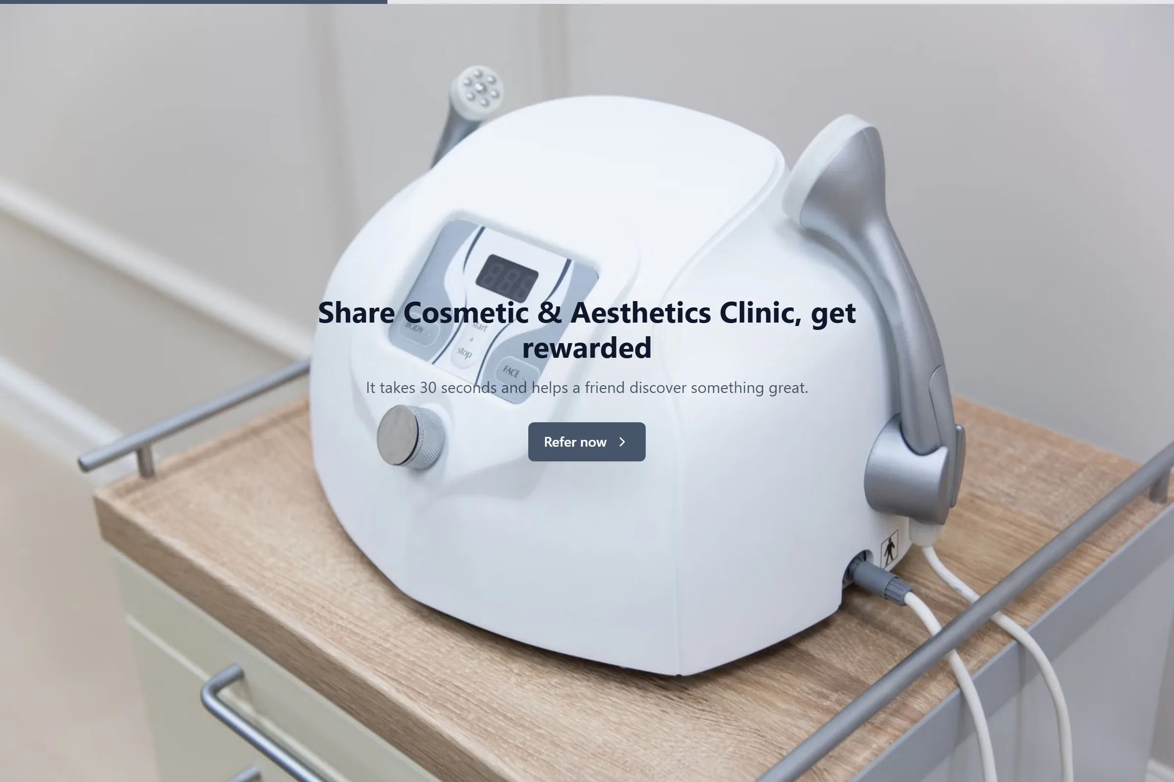 Cosmetic & Aesthetics Clinic Referral Form template preview