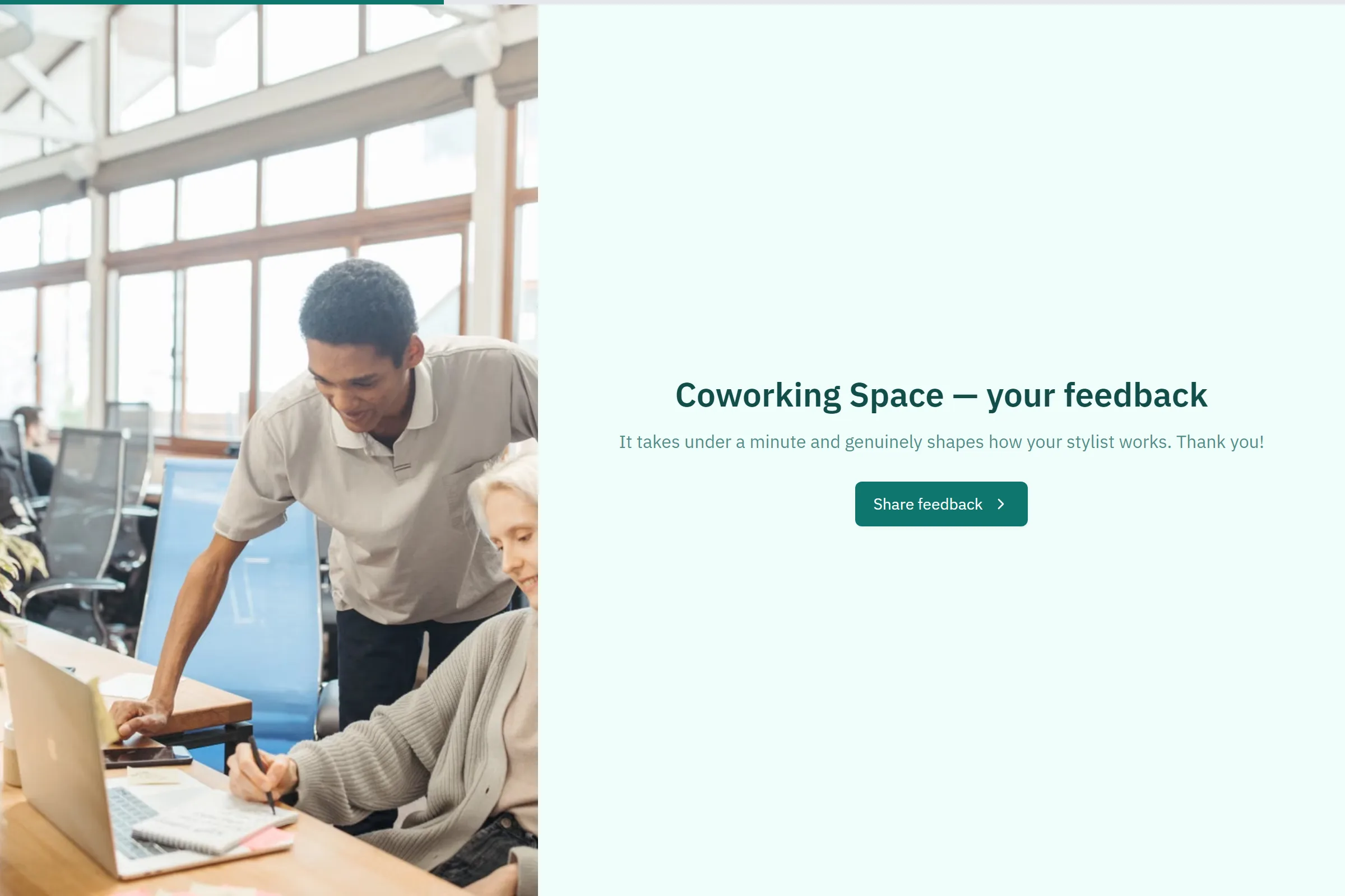 Coworking Space Satisfaction Survey template preview