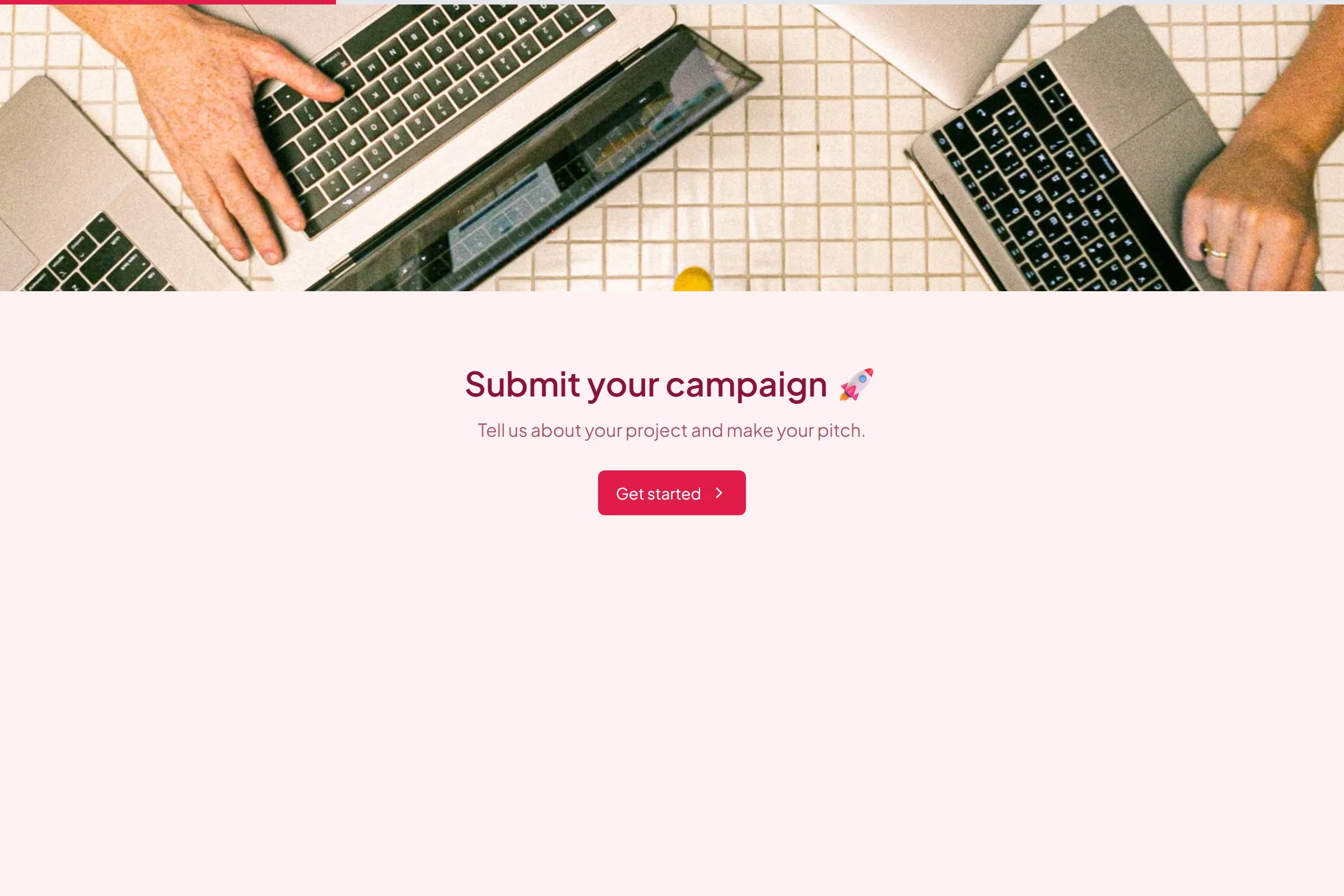 Crowdfunding Campaign Submission template preview