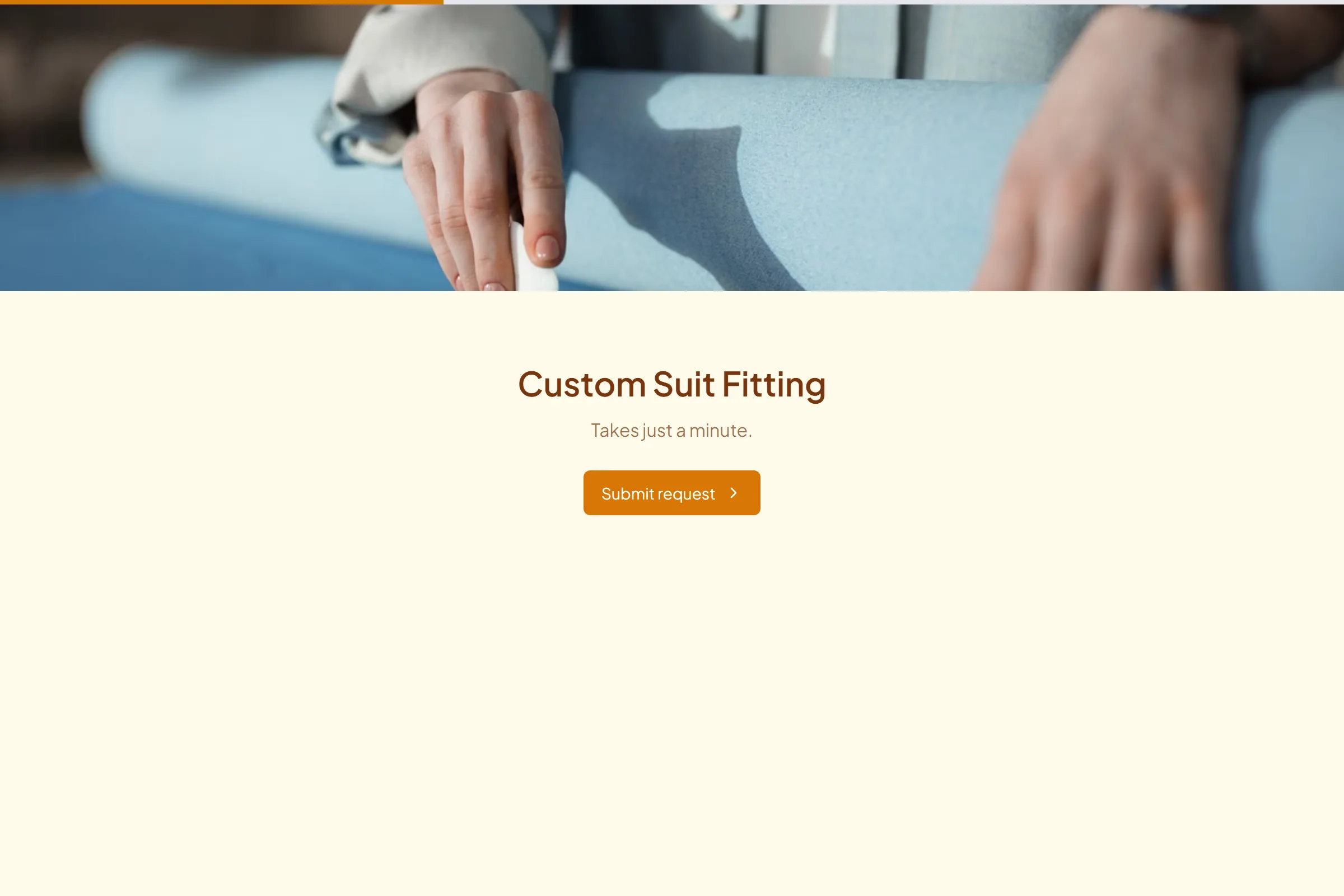 Custom Suit Fitting template preview