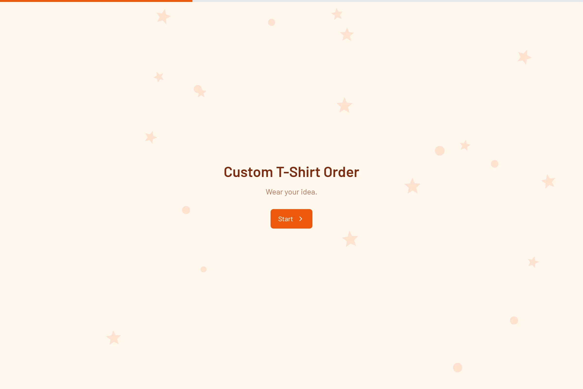 Custom T-Shirt Order template preview