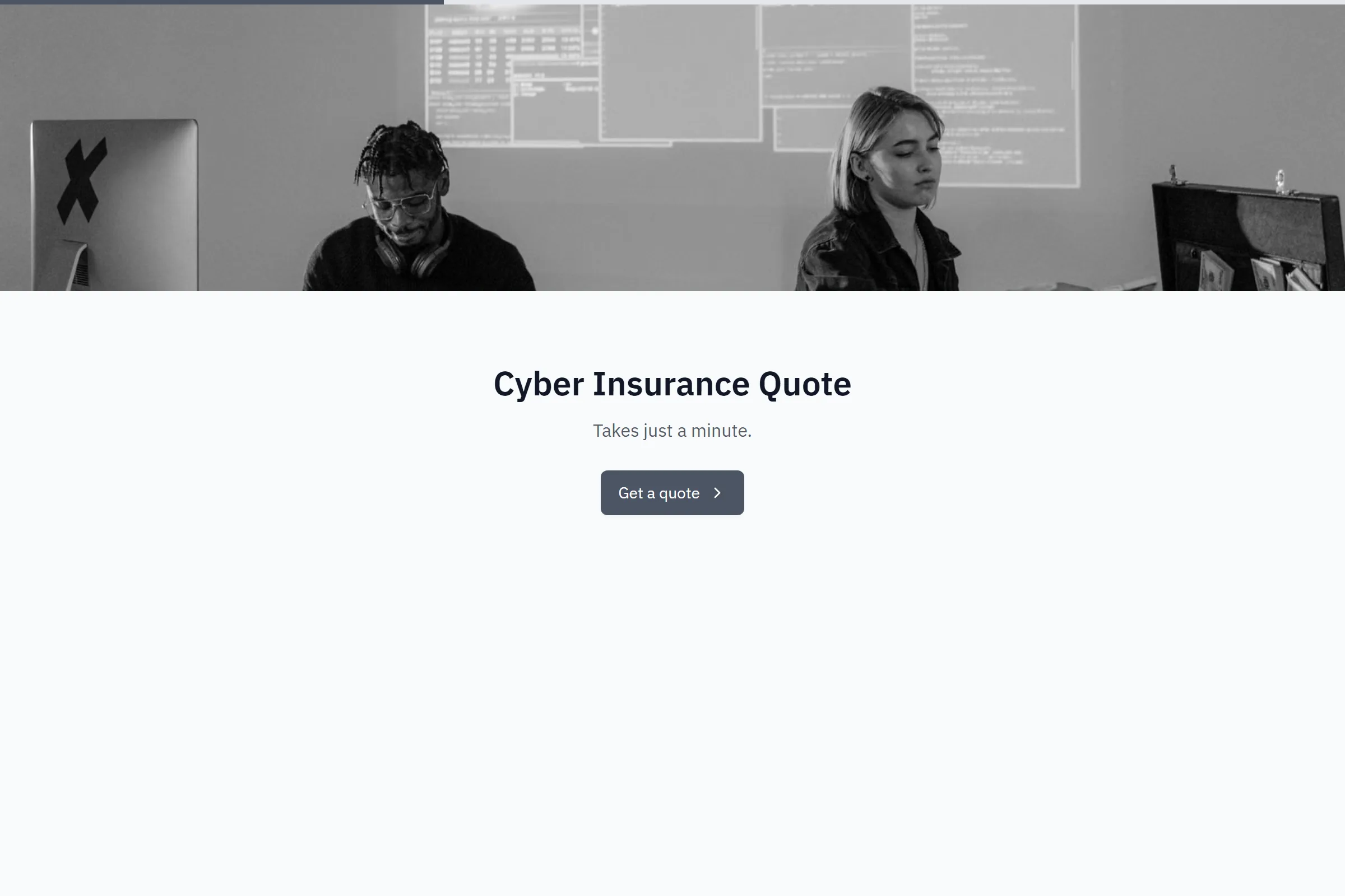 Cyber Insurance Quote template preview