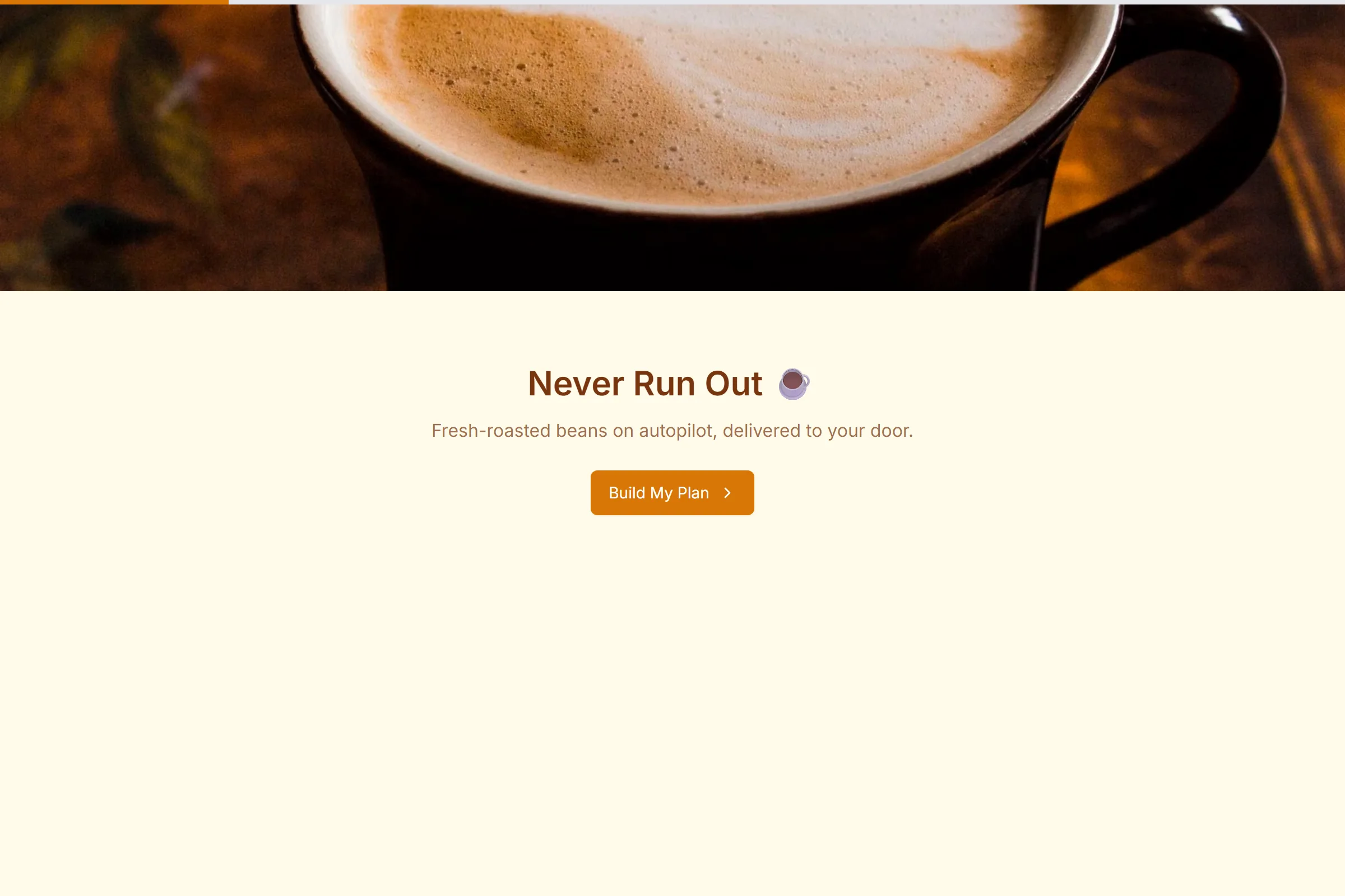 Daily Grind Coffee Subscription template preview