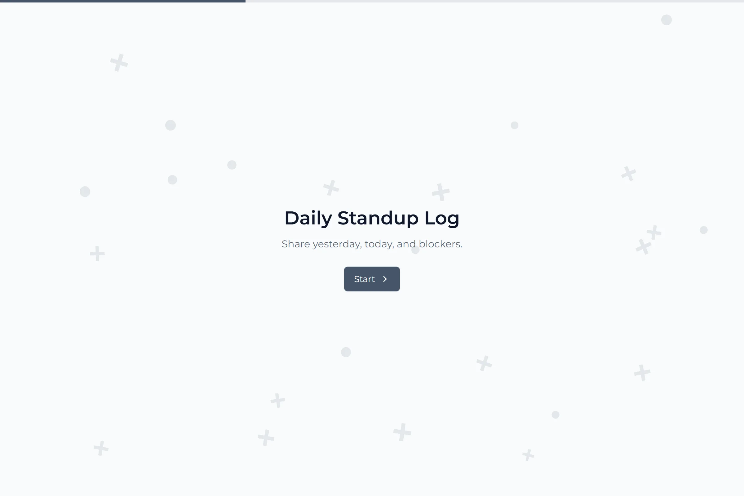 Daily Standup Log template preview