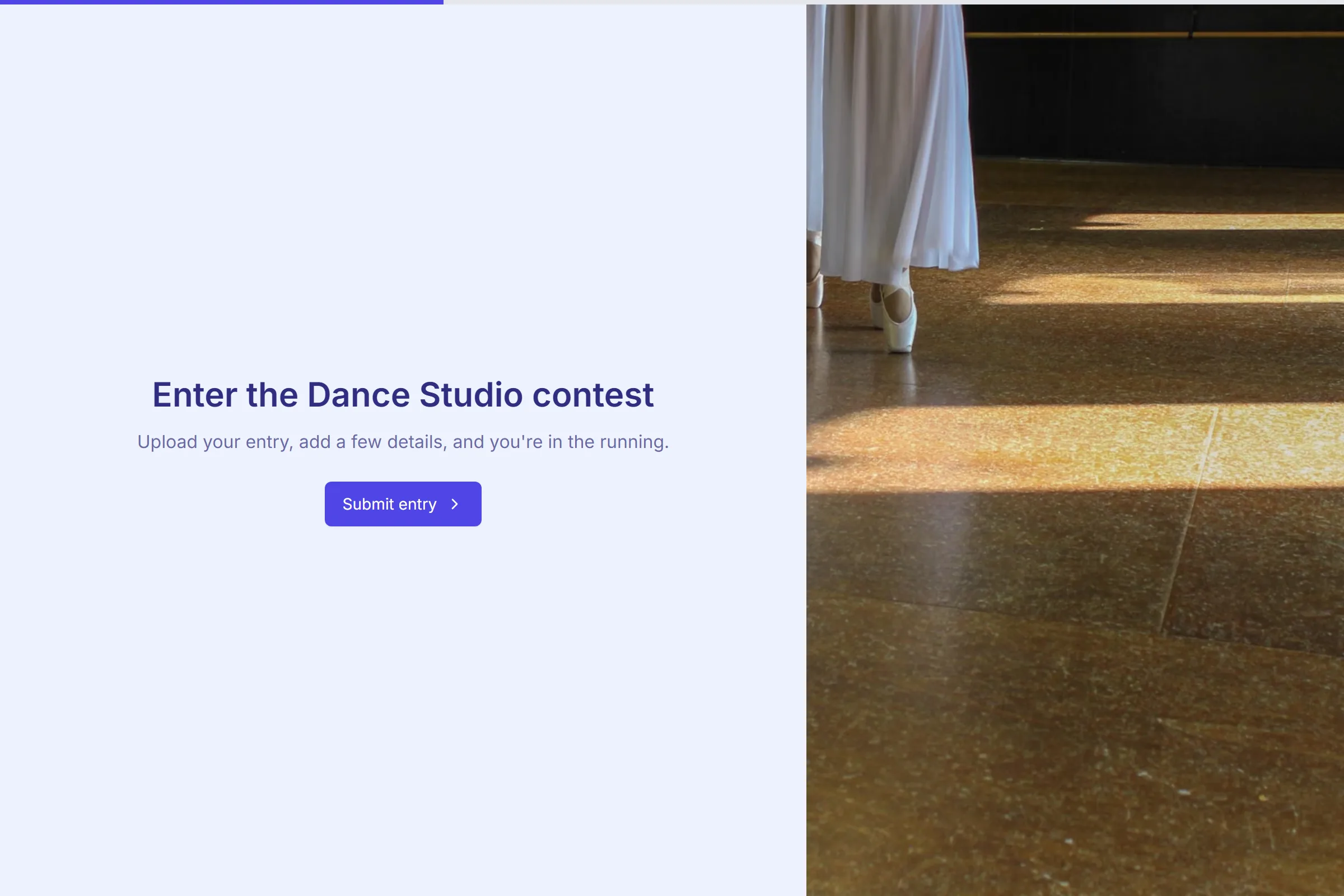 Dance Studio Photo Contest Entry template preview