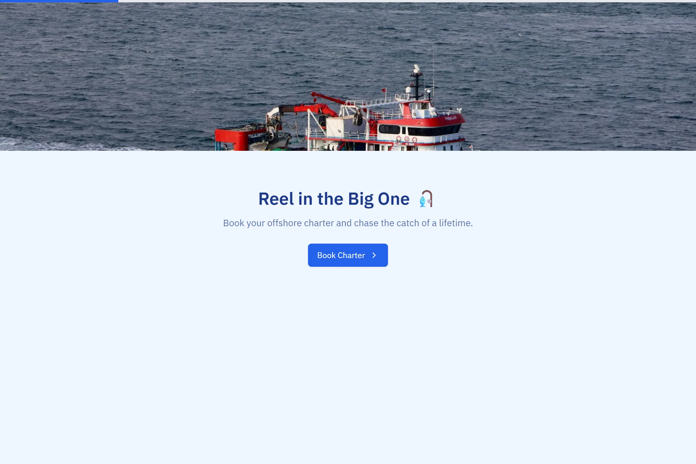 Deep-Sea Fishing Charter template preview