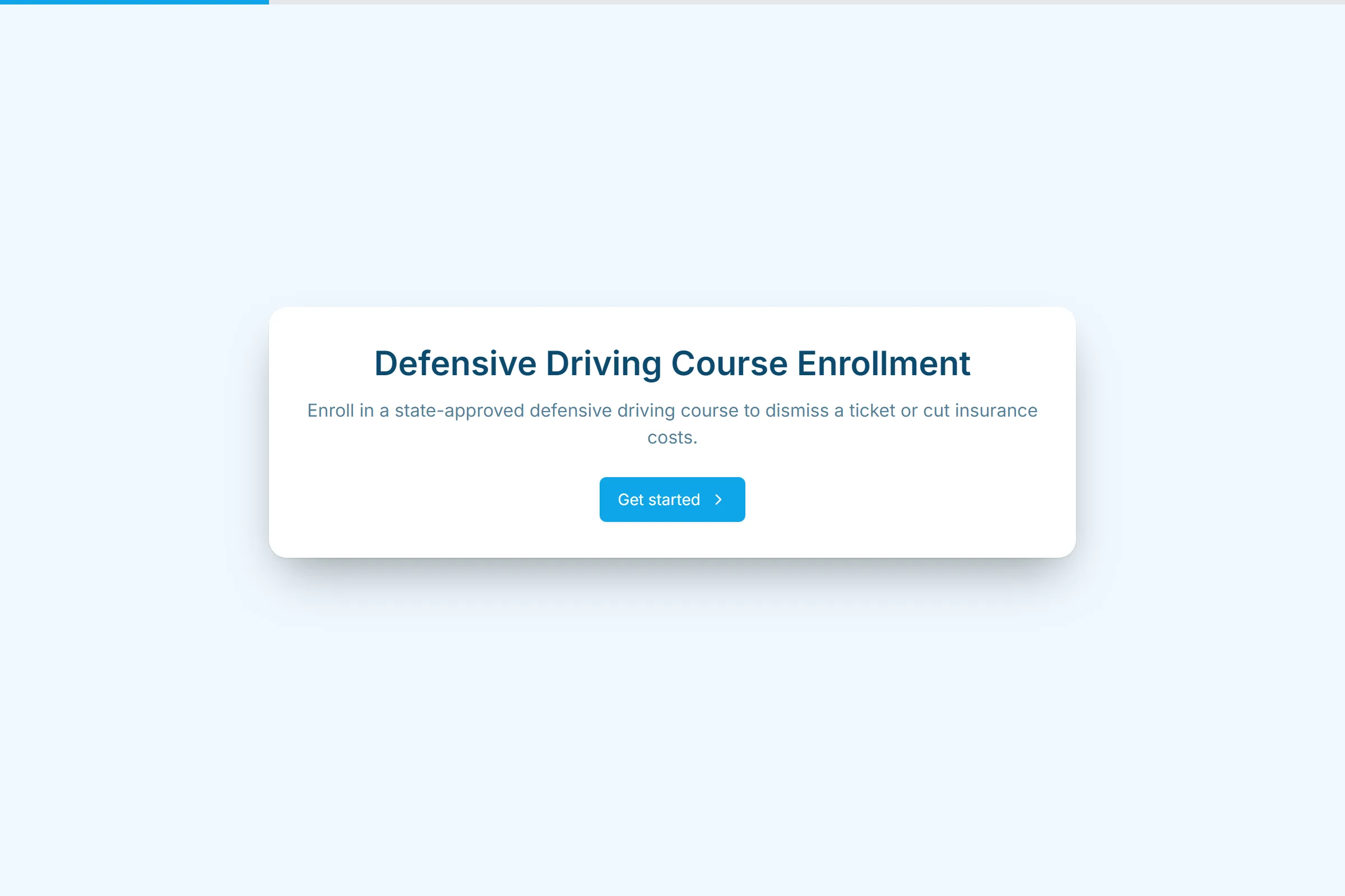 Defensive Driving Course Enrollment template preview