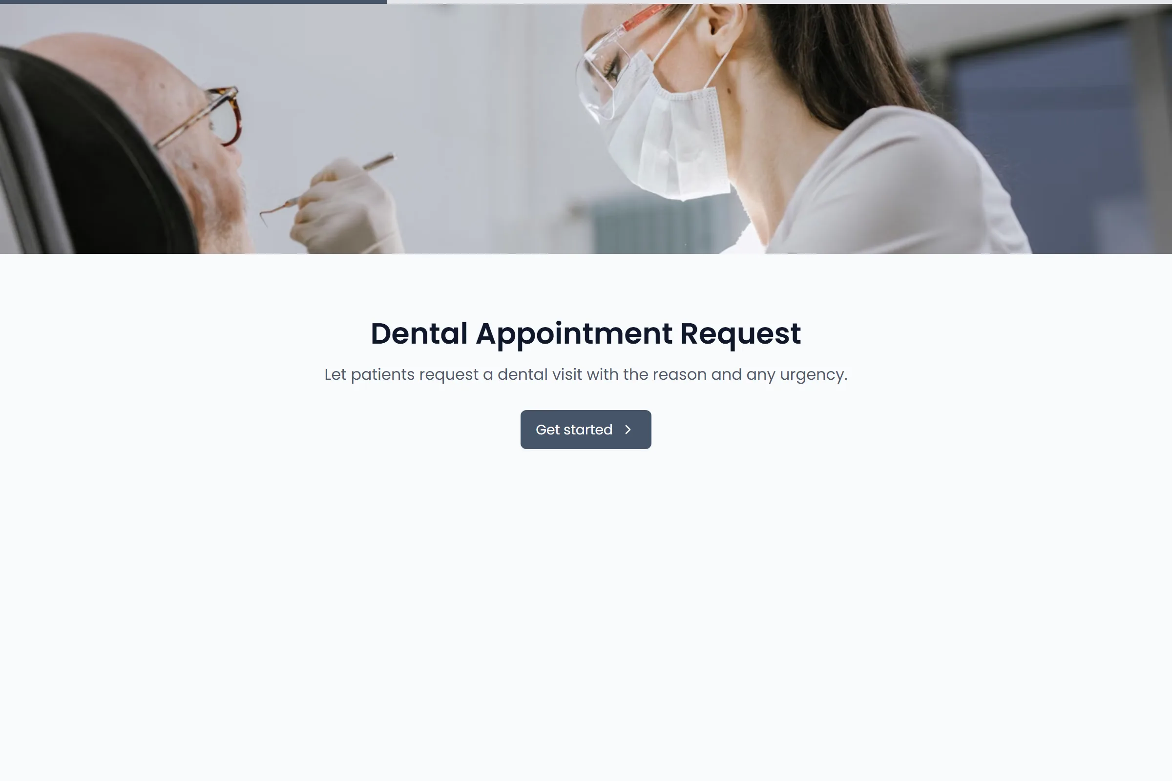 Dental Appointment Request template preview