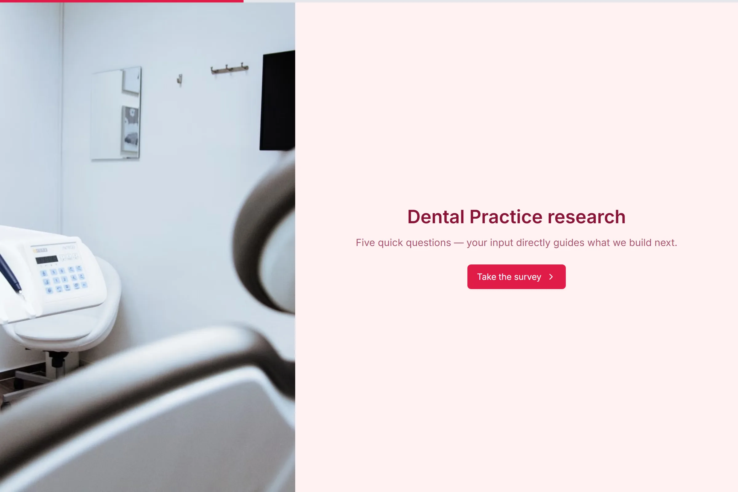 Dental Practice Market Research Survey template preview