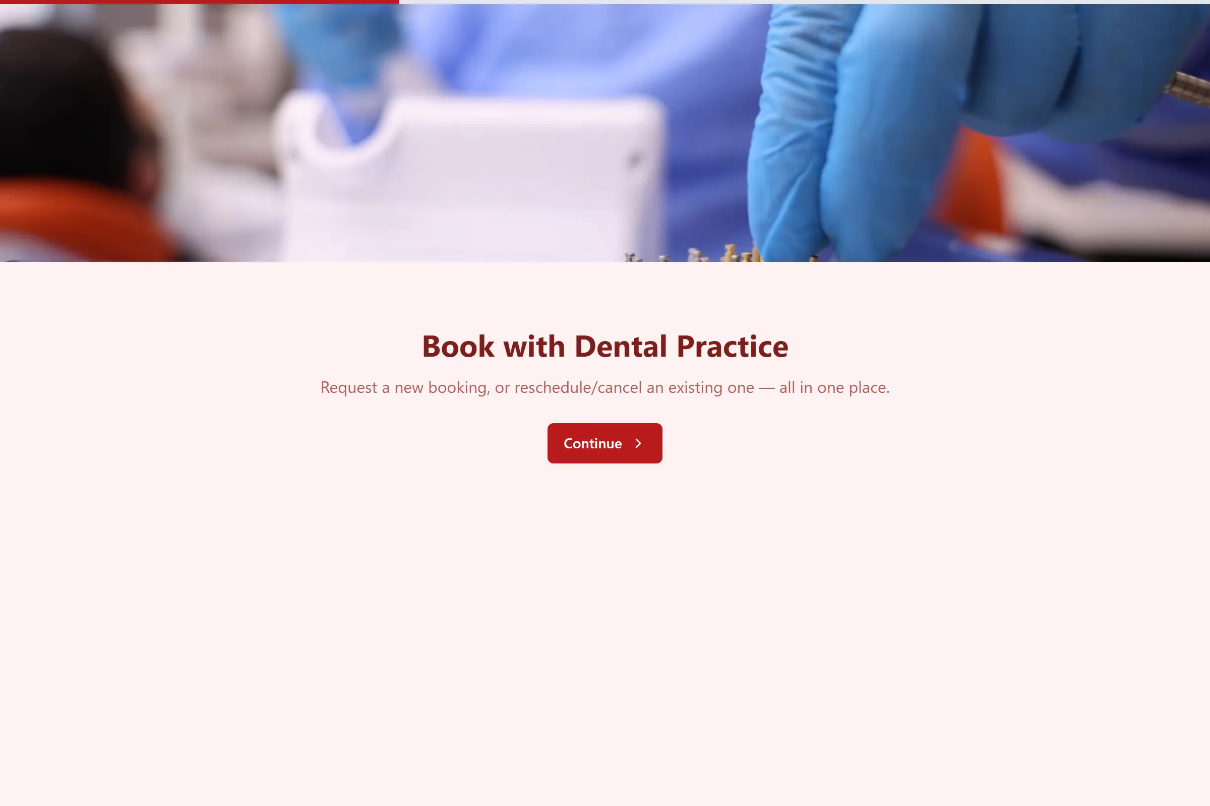 Dental Practice Reschedule / Cancel Request template preview