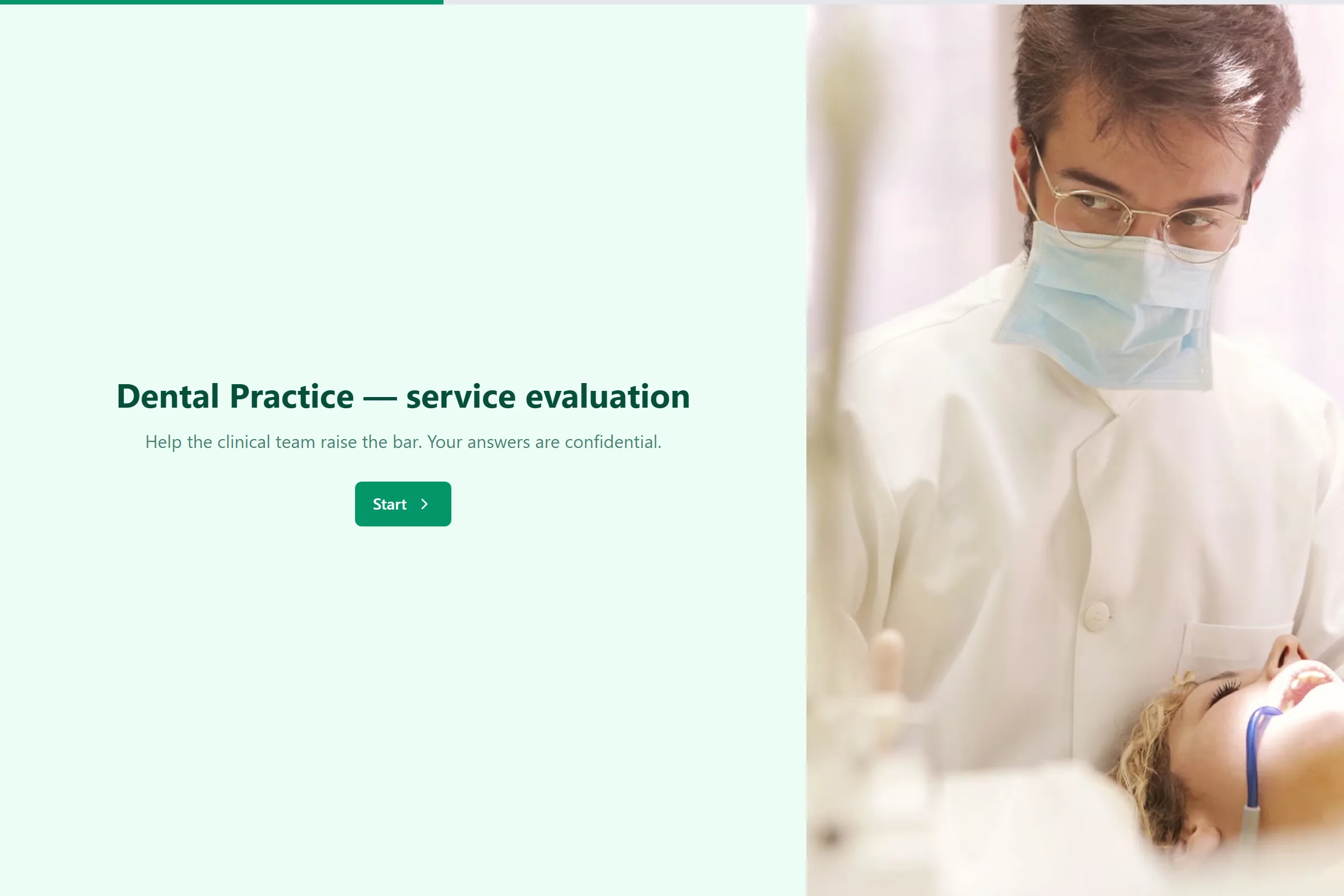 Dental Practice Service Evaluation template preview