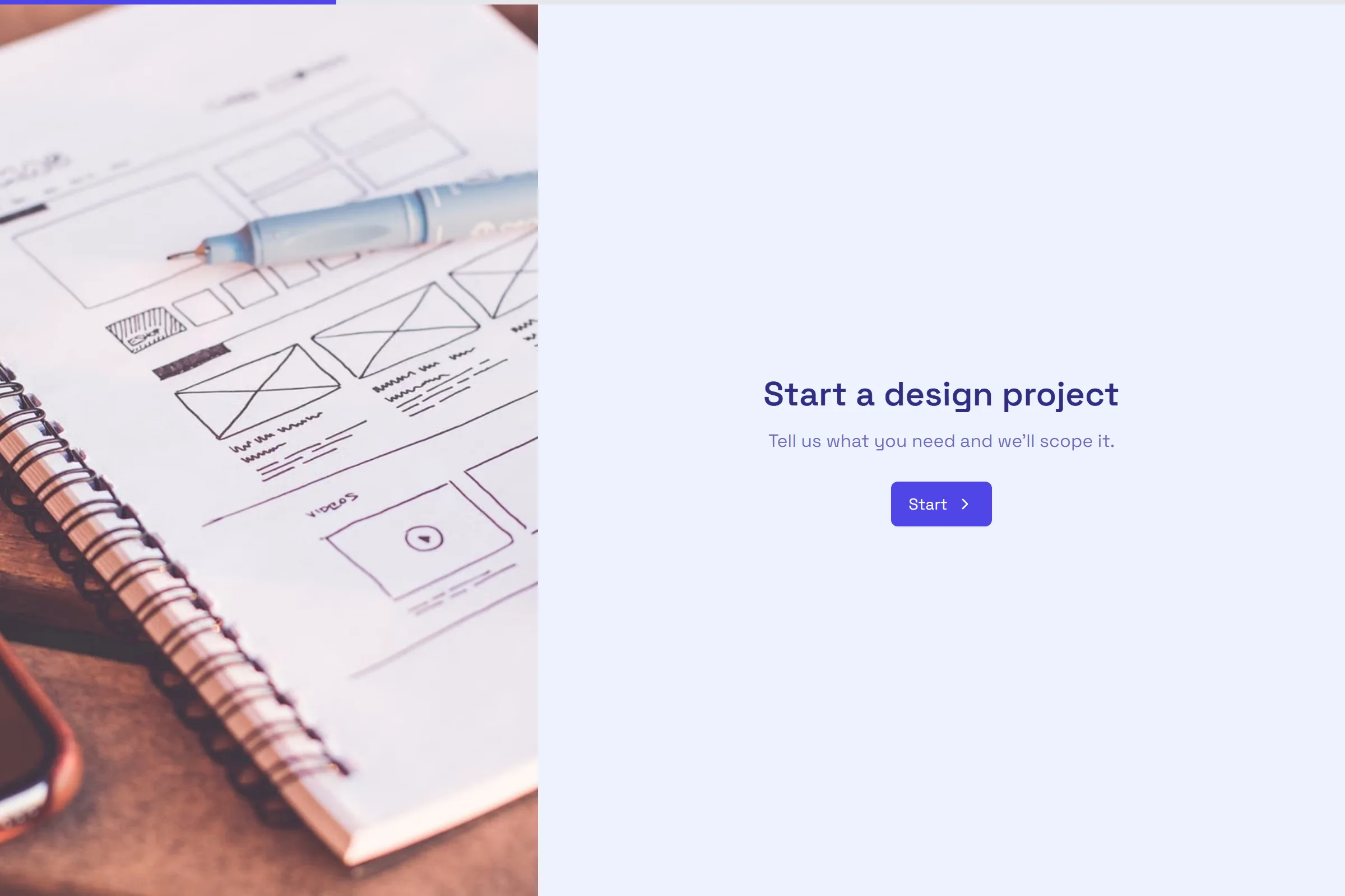 Design Project Brief template preview