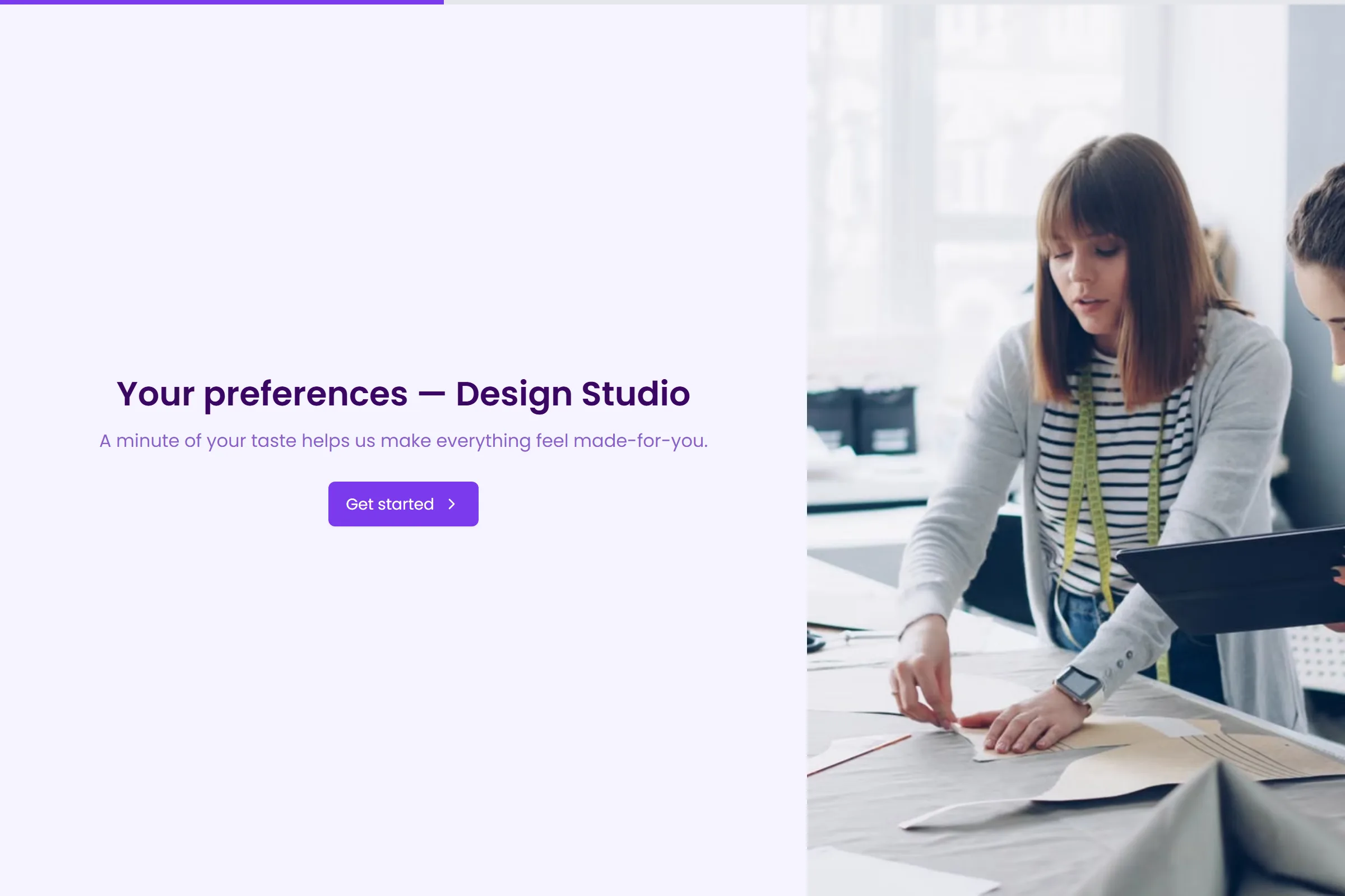 Design Studio Design Preferences Board template preview