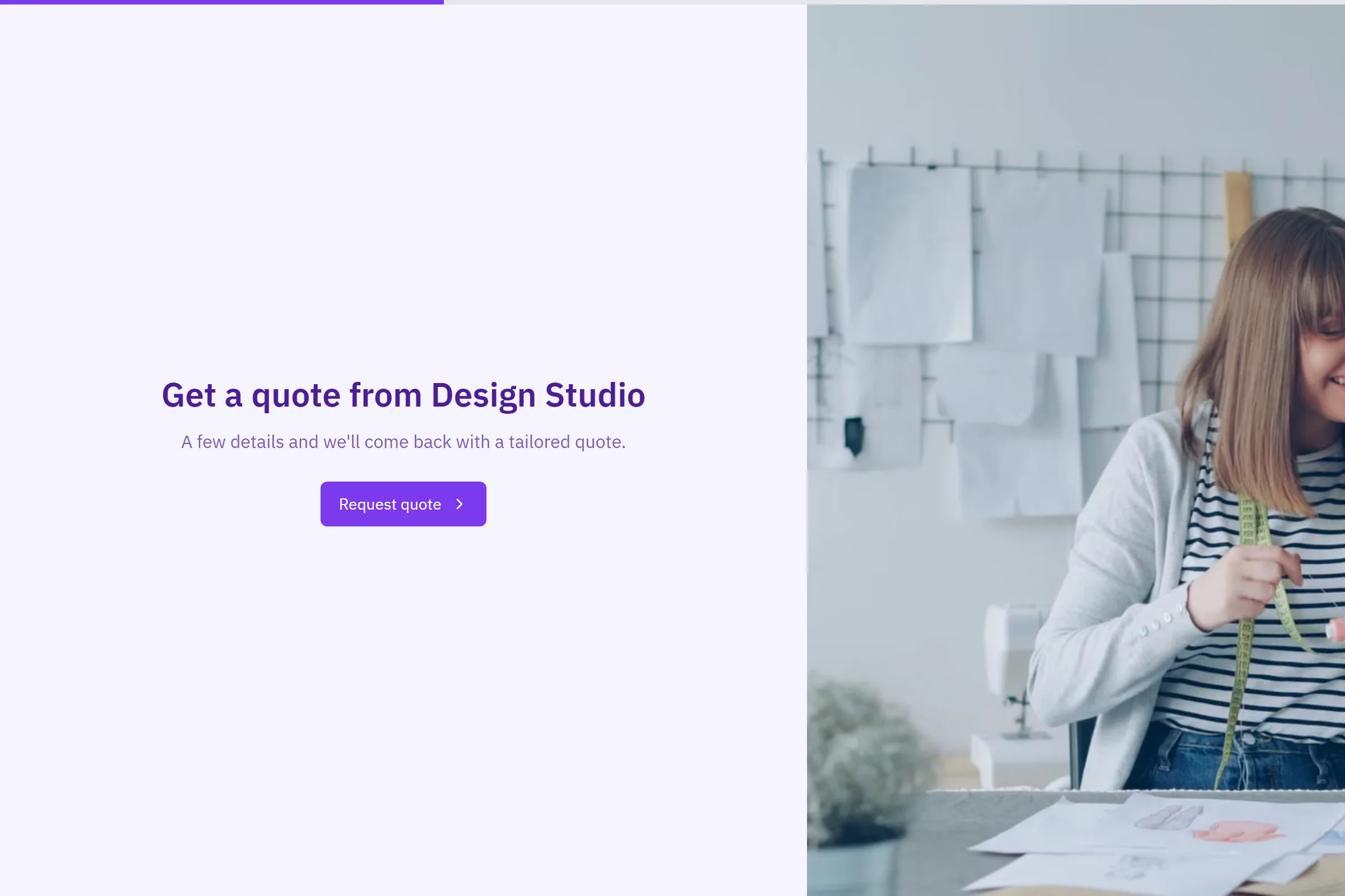 Design Studio Partnership Proposal template preview