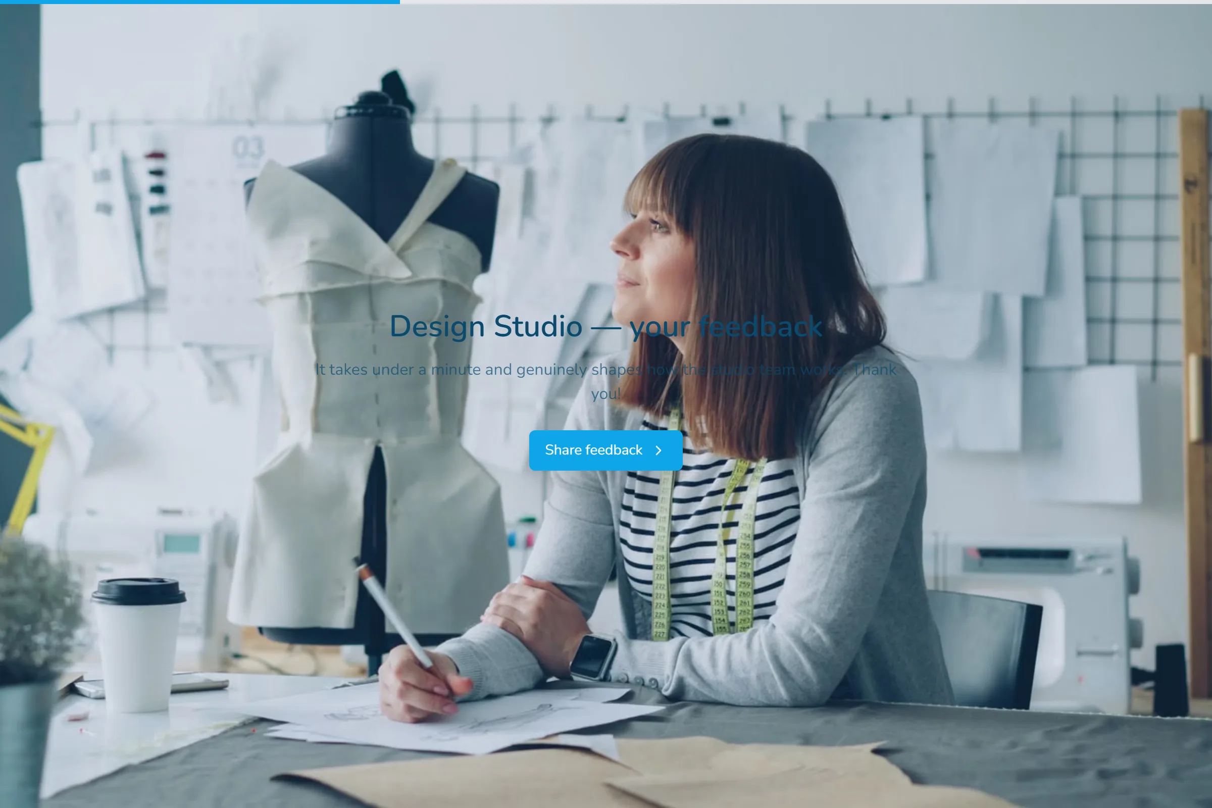 Design Studio Satisfaction Survey template preview