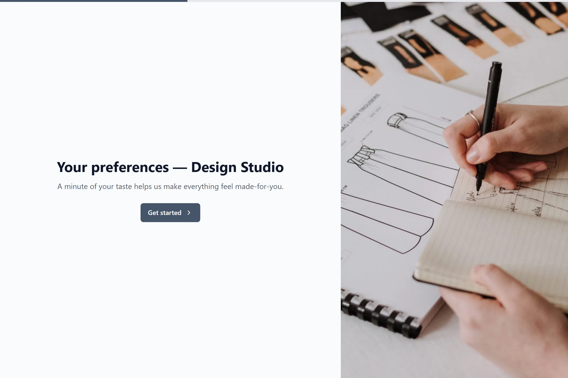 Design Studio Style & Preferences template preview