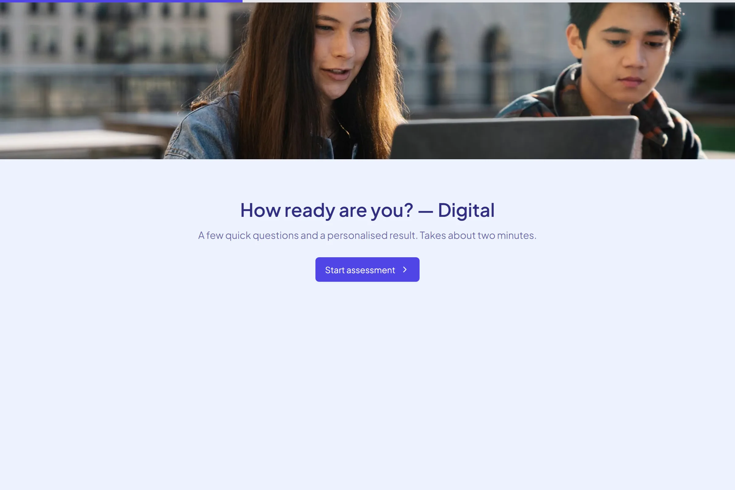Digital Literacy Assessment template preview