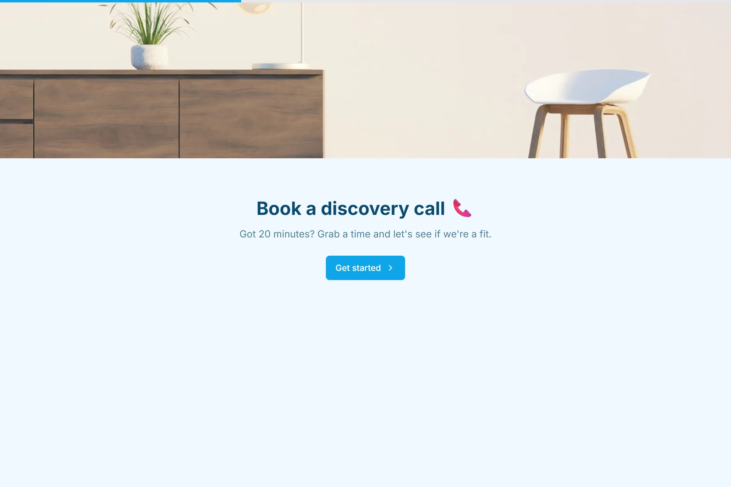 Discovery Call Booking template preview