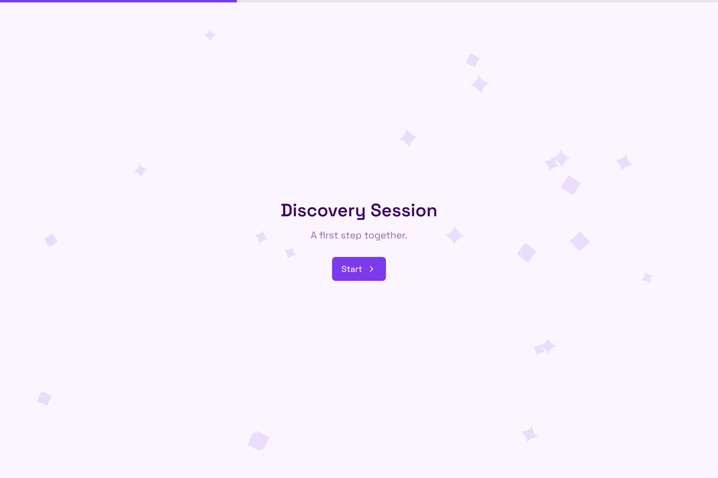 Discovery Session template preview