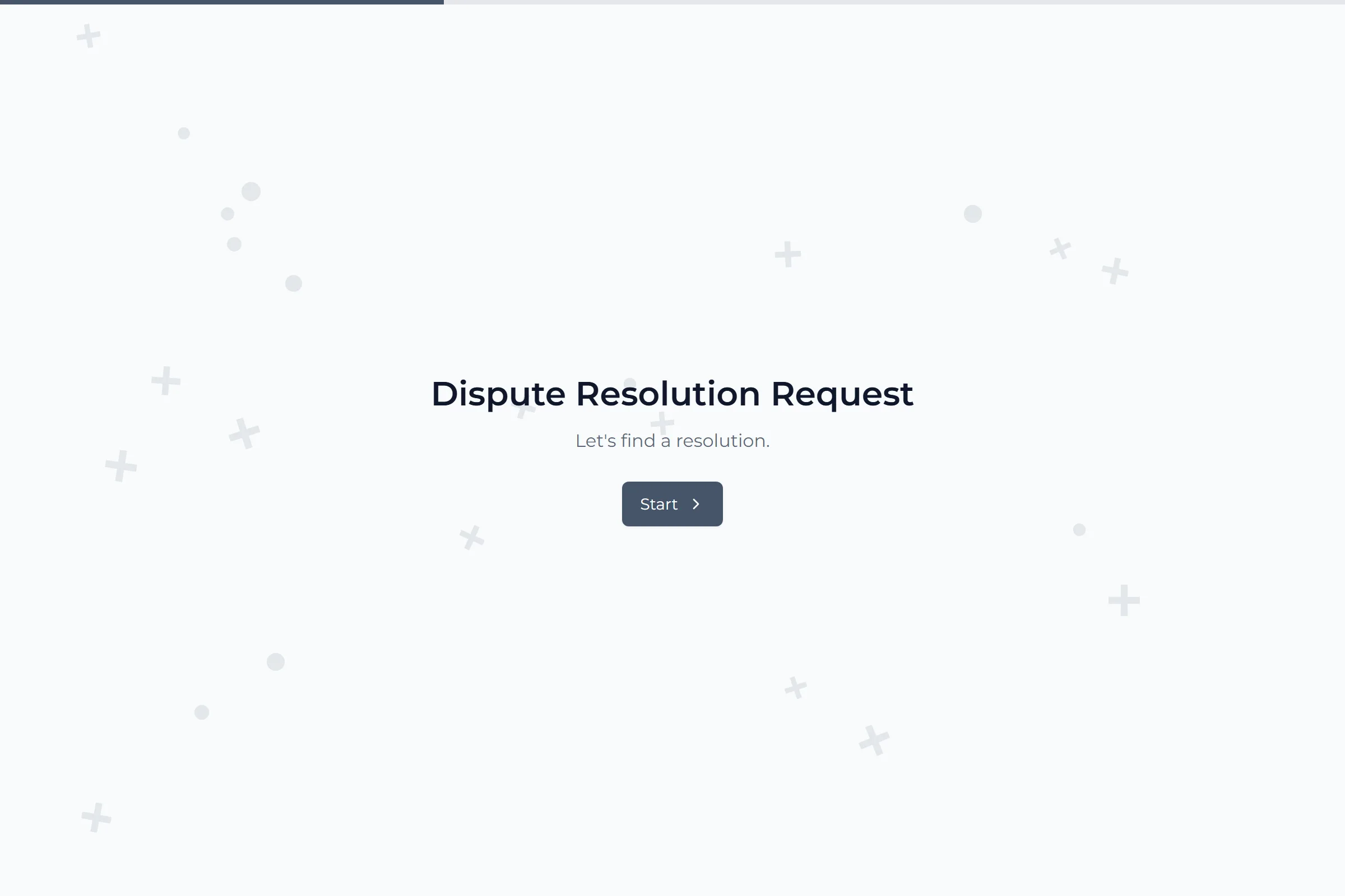 Dispute Resolution Request template preview