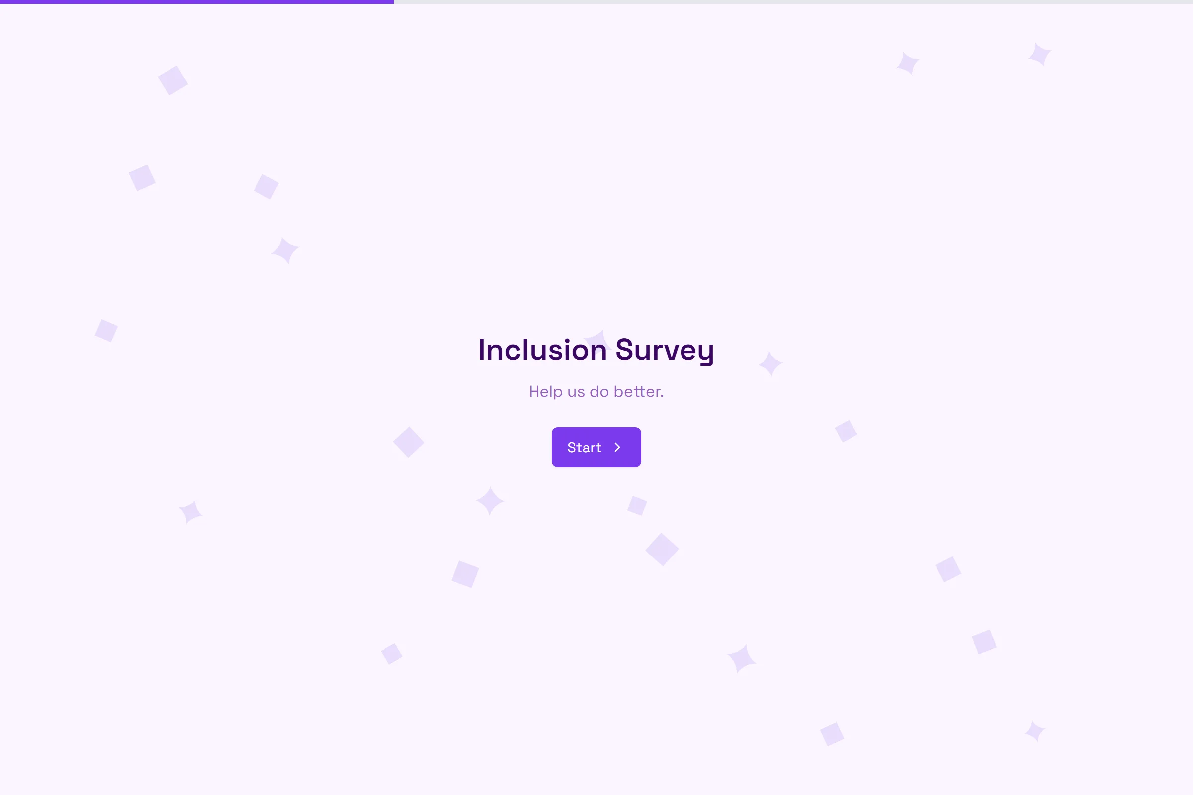 Inclusion Survey template preview
