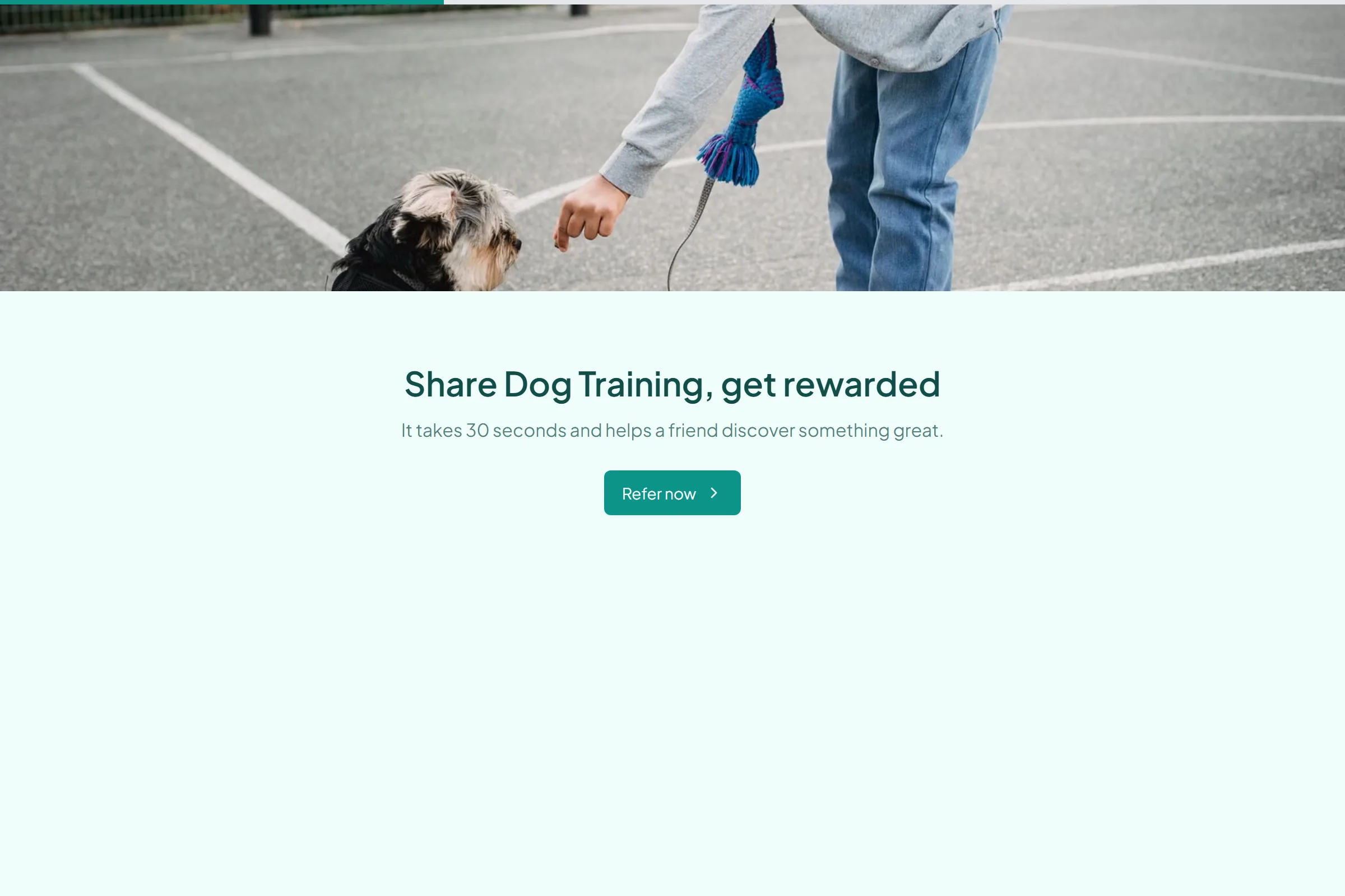Dog Training Referral Form template preview