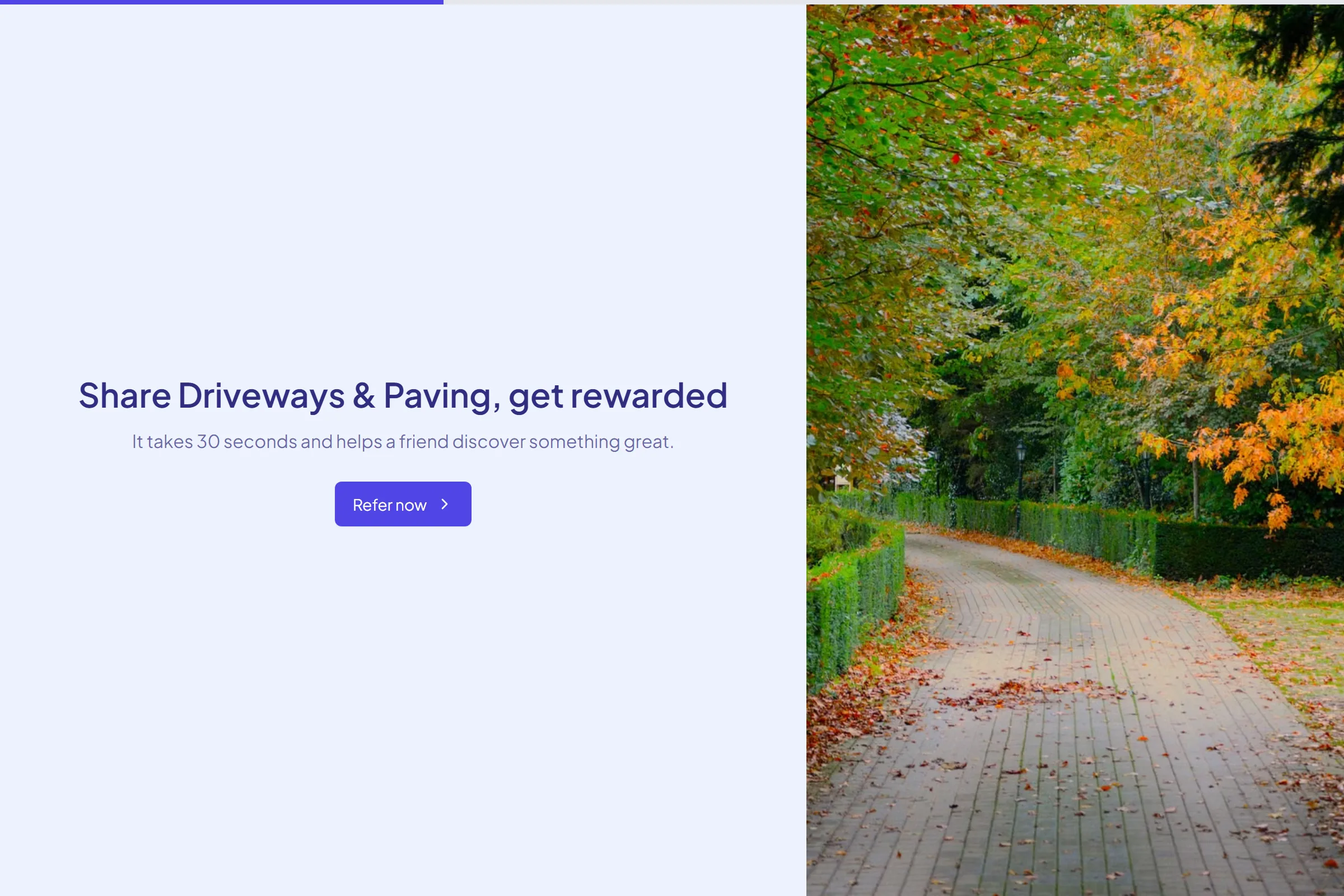 Driveways & Paving Referral Form template preview