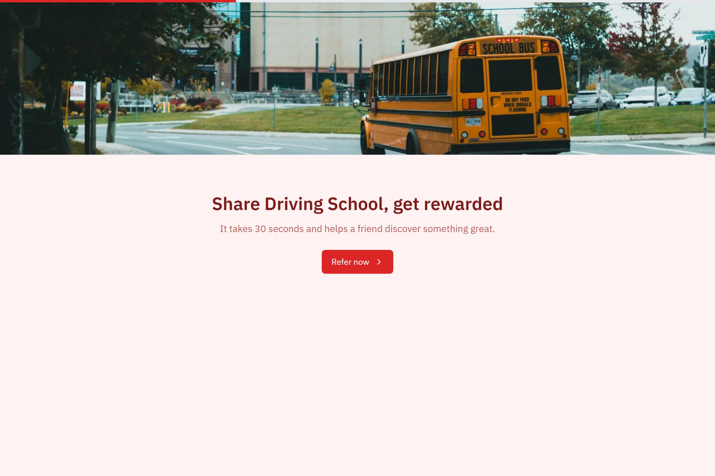 Driving School Referral Form template preview