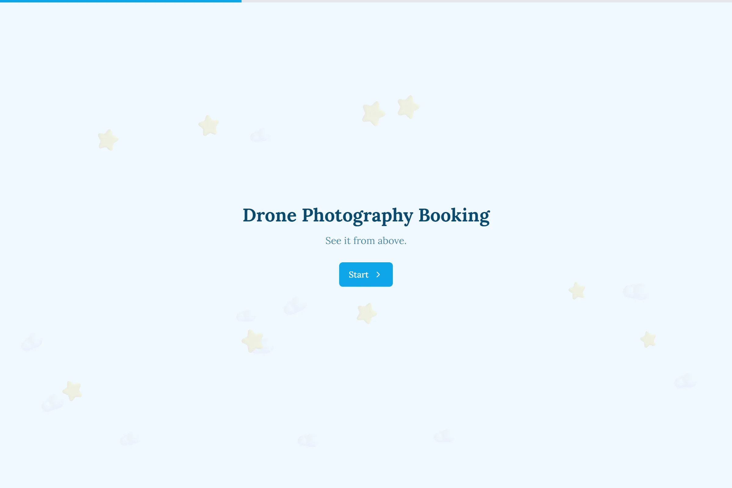 Drone Photography Booking template preview