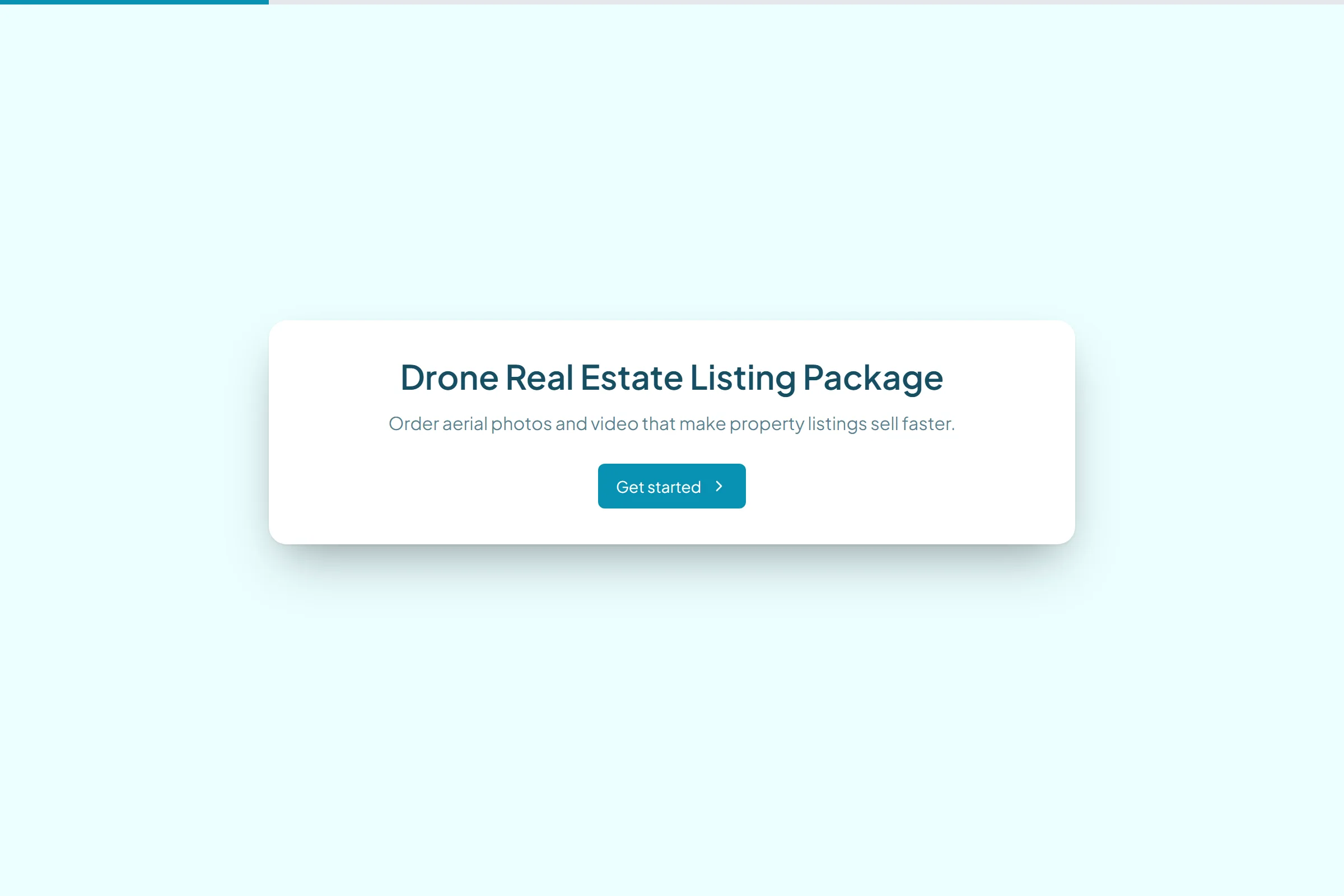 Drone Real Estate Listing Package template preview
