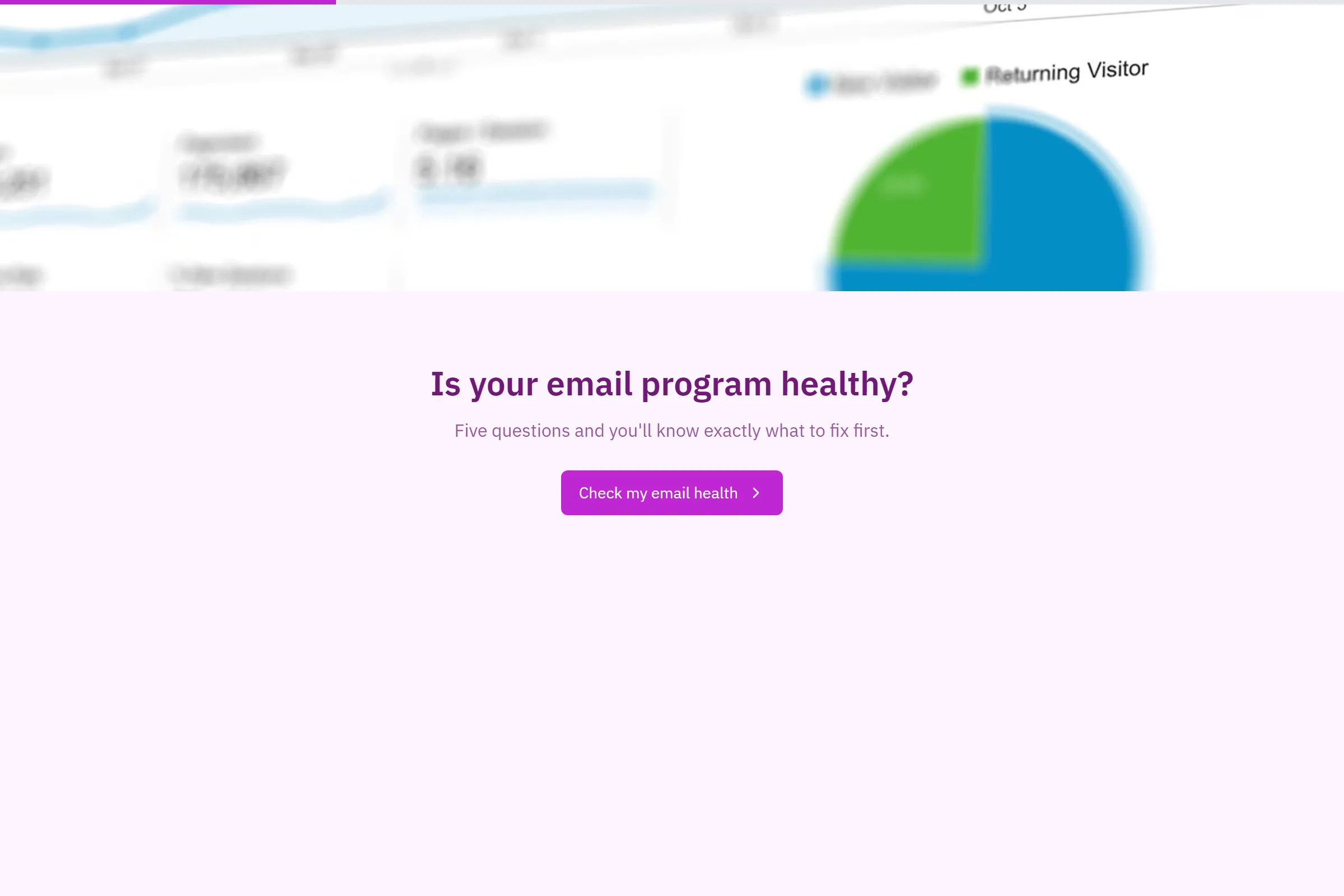 Email Marketing Health Check template preview