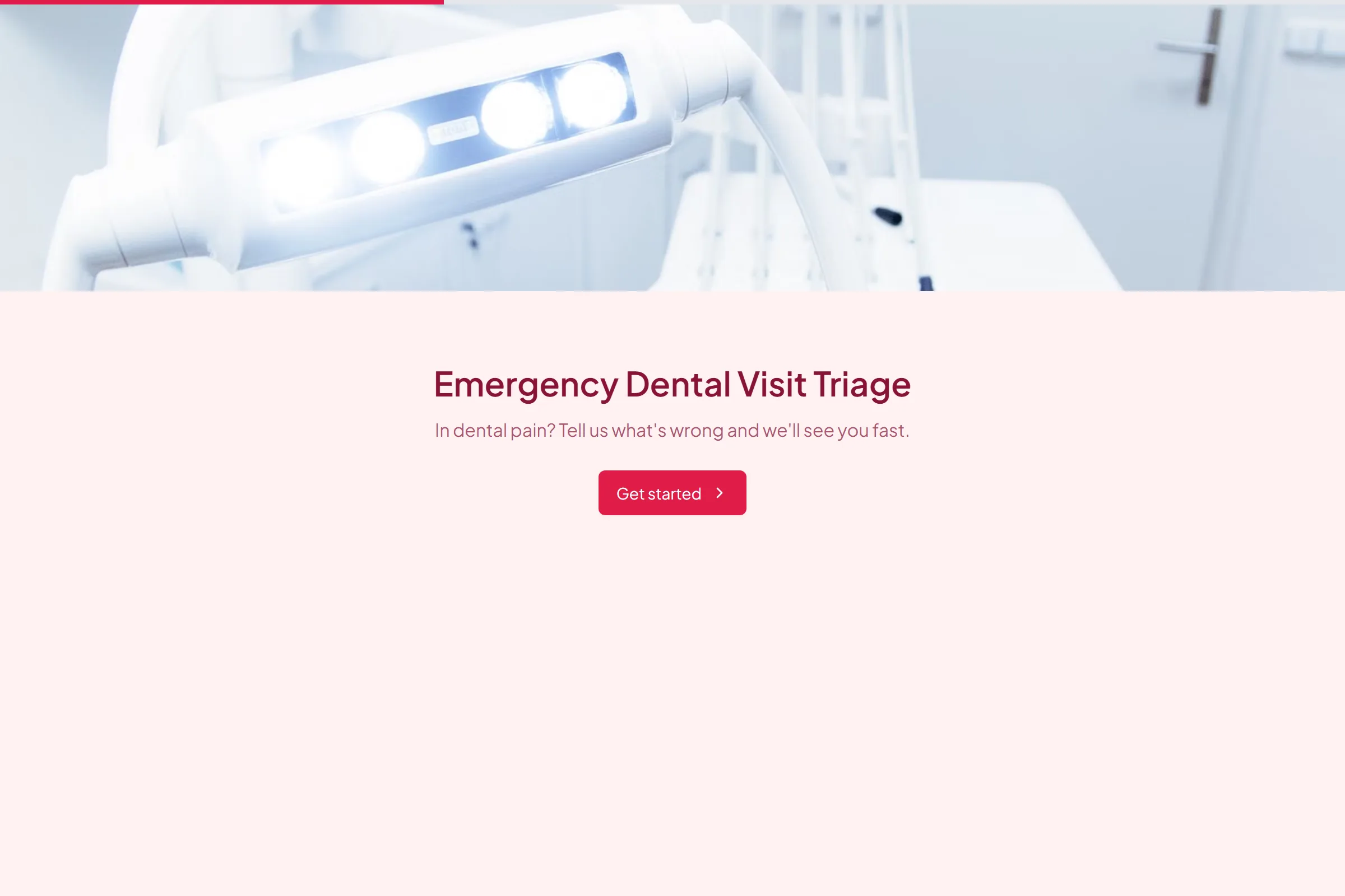 Emergency Dental Visit Triage template preview