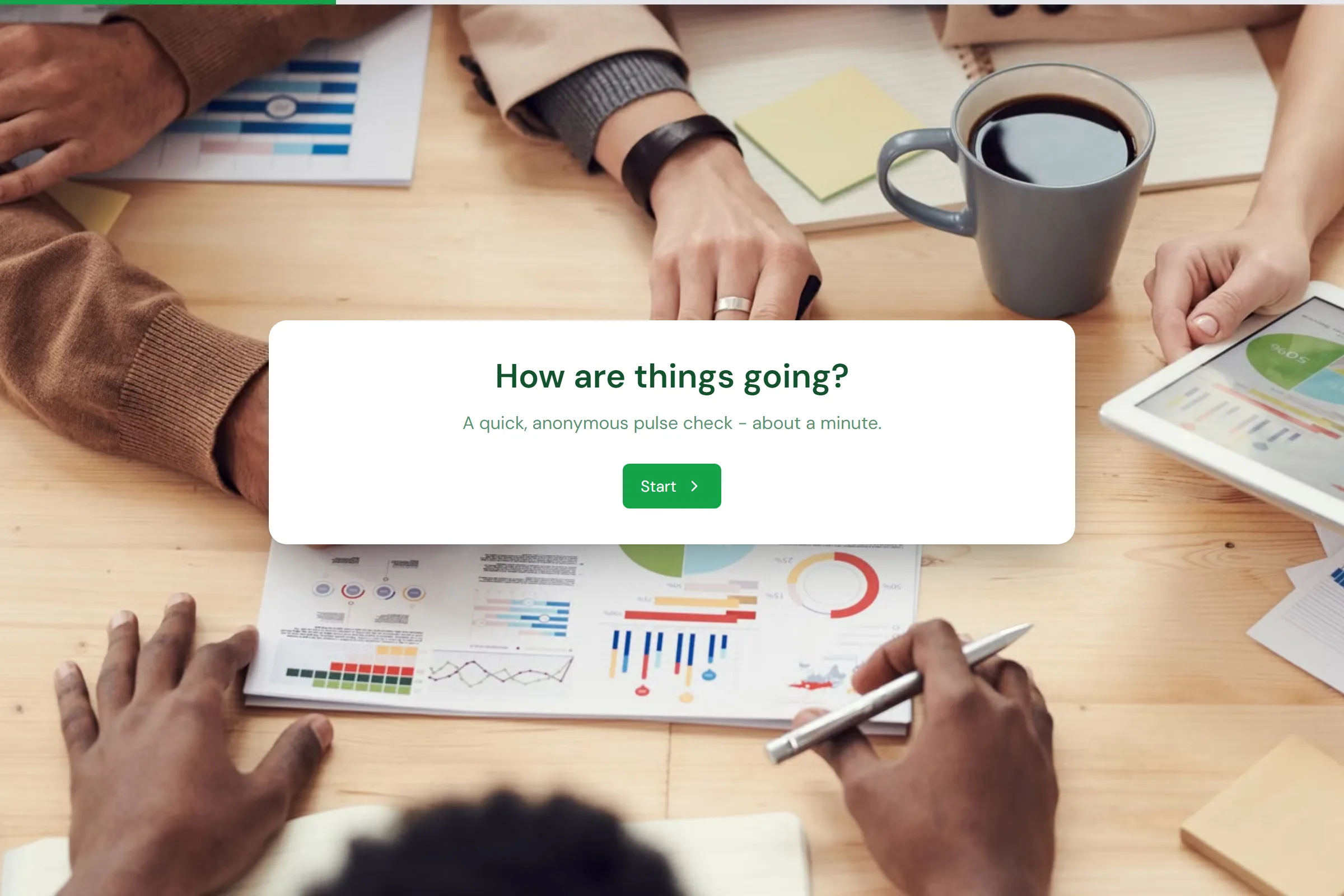 Employee Pulse Check template preview
