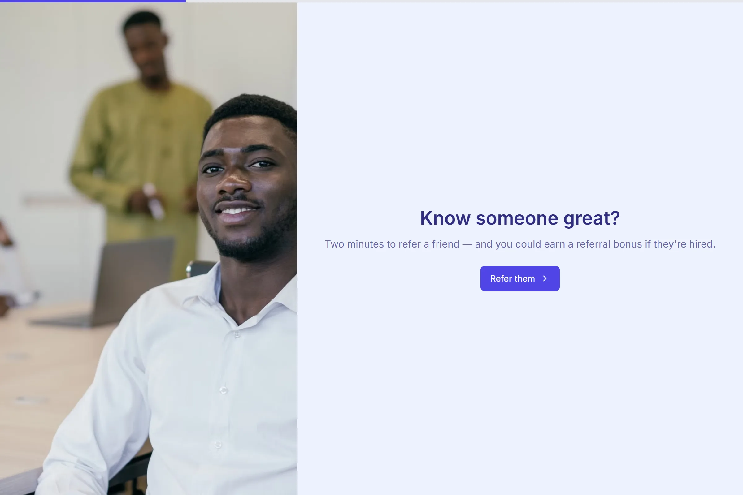 Employee Referral Submission template preview