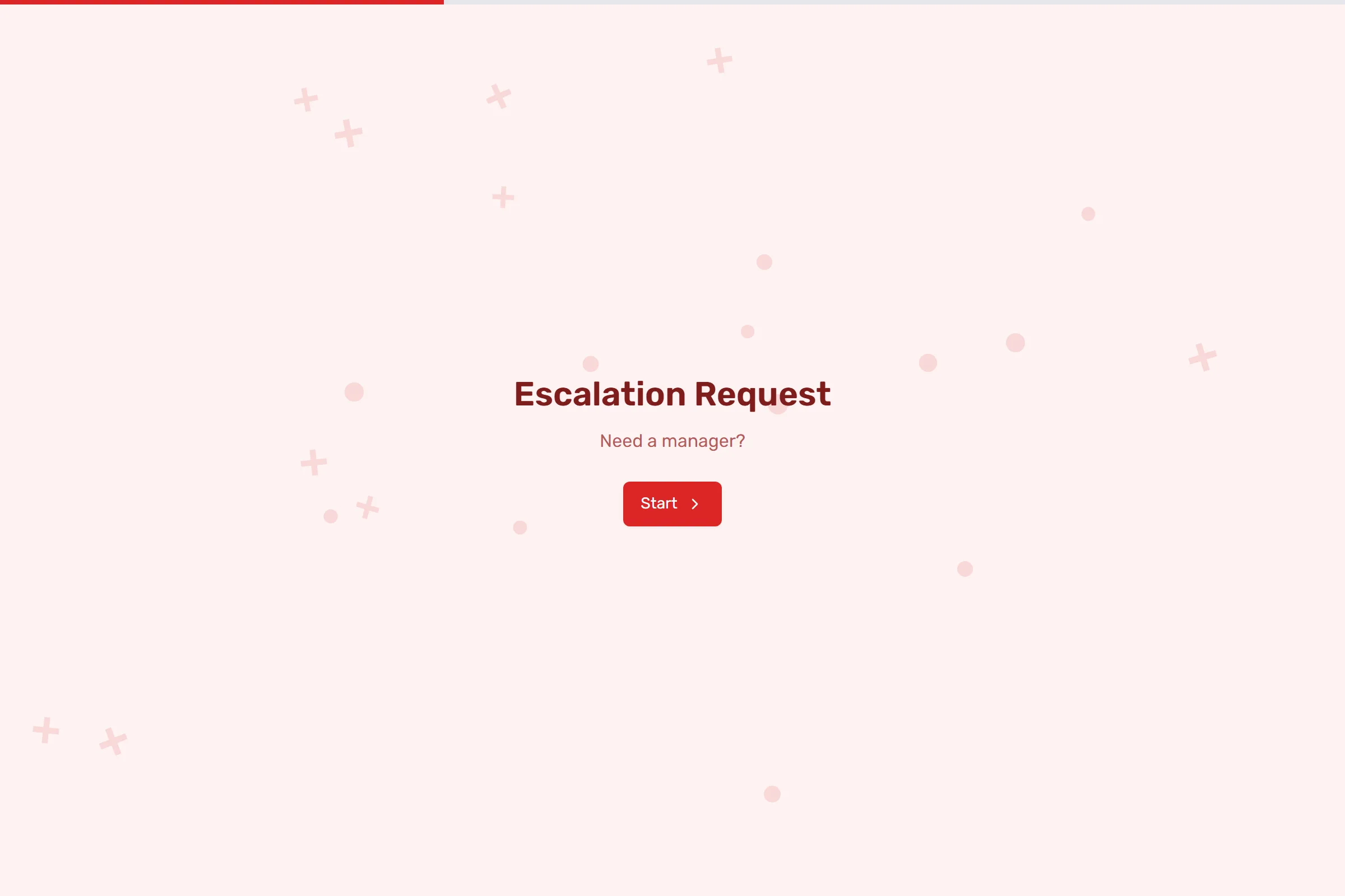 Escalation Request template preview