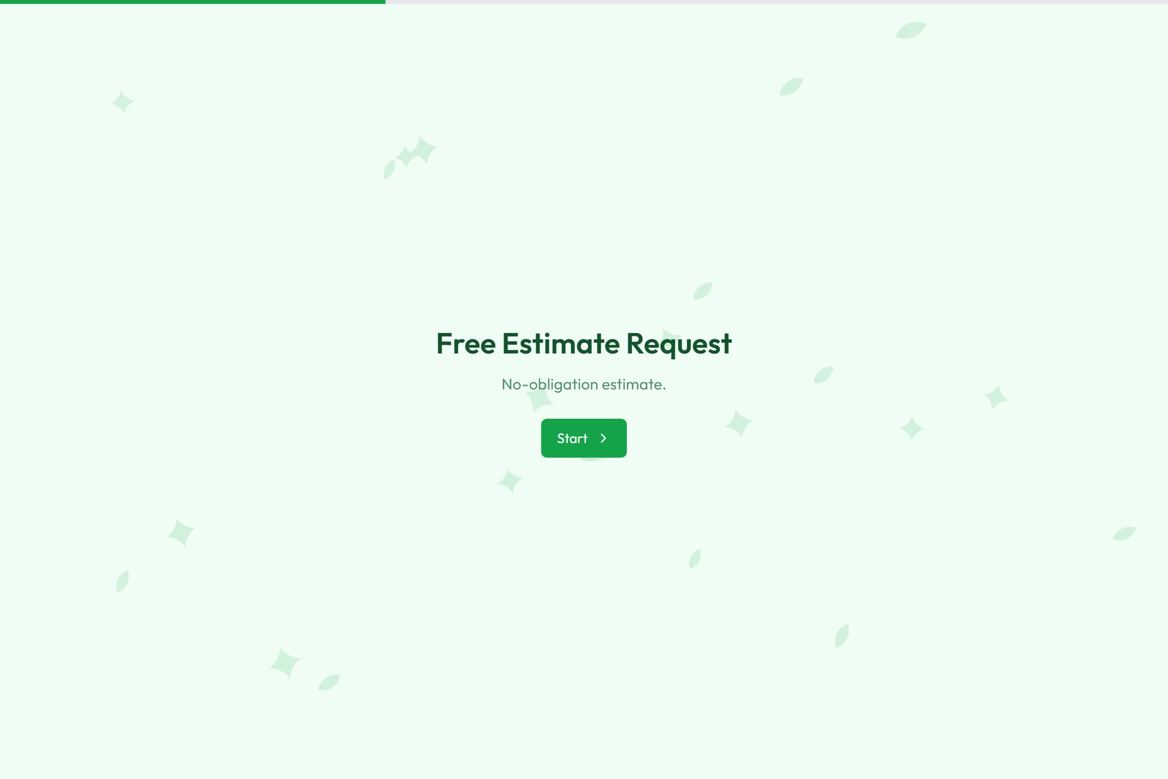 Free Estimate Request template preview