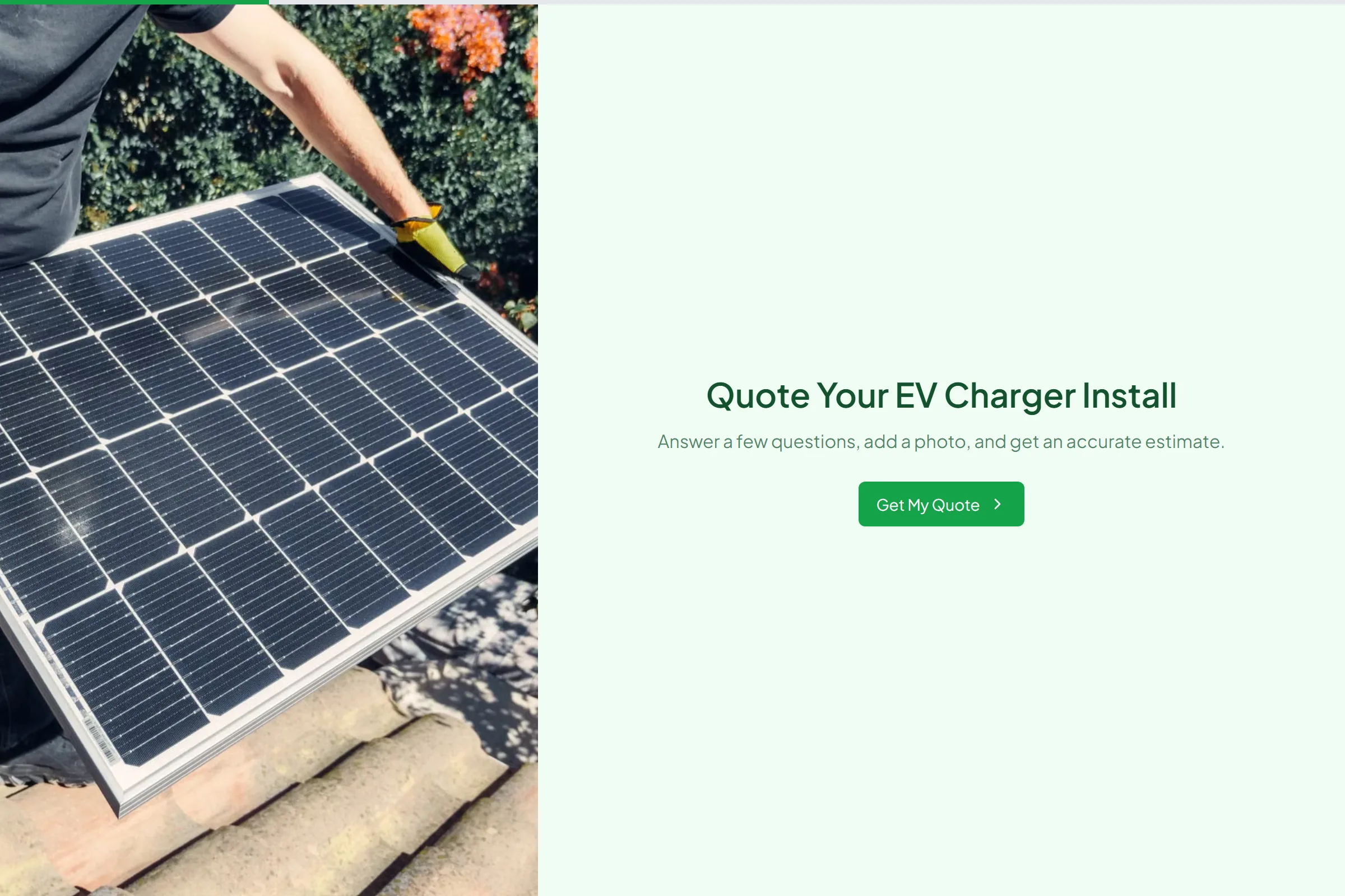EV Charger Install Quote template preview