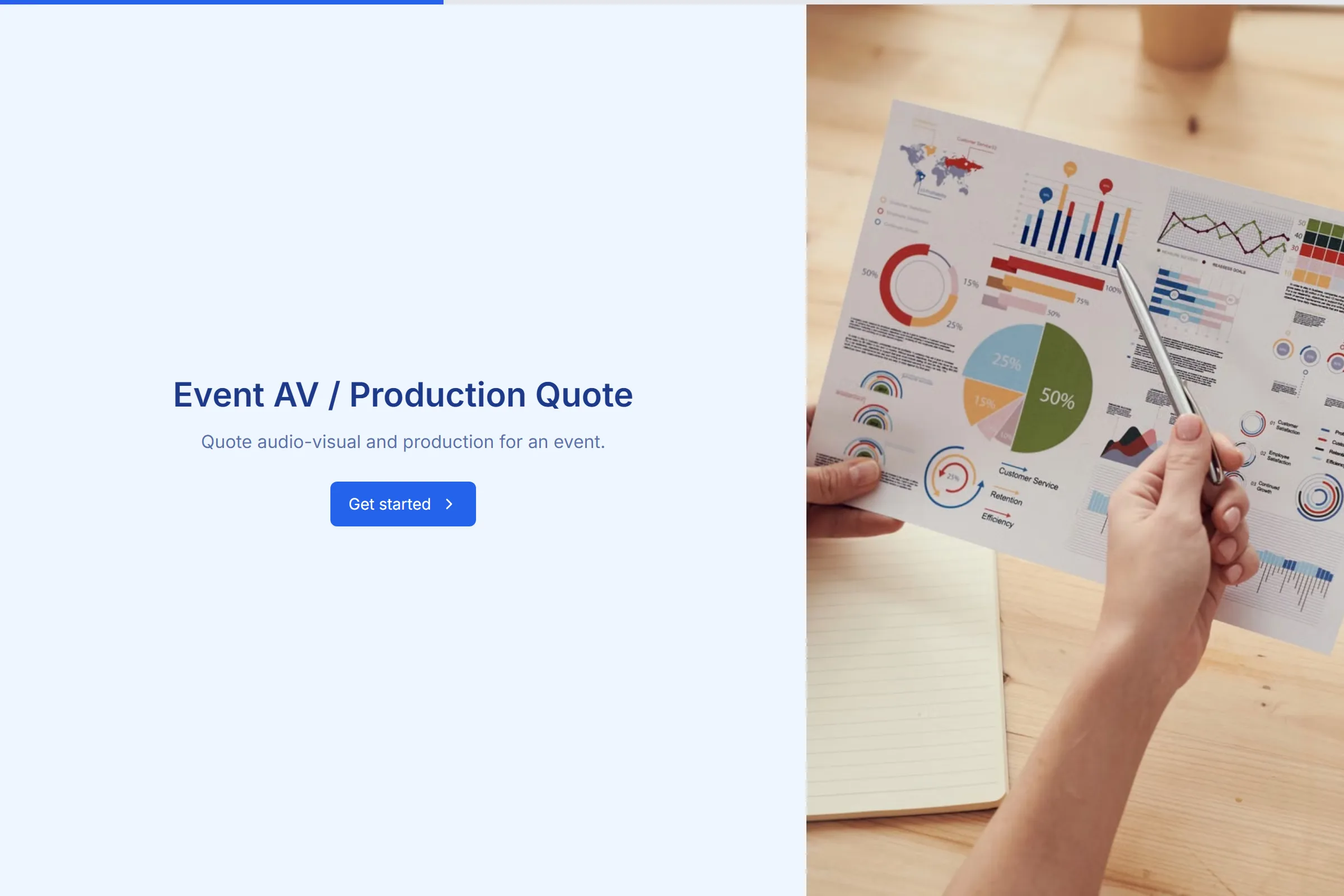 Event AV / Production Quote template preview