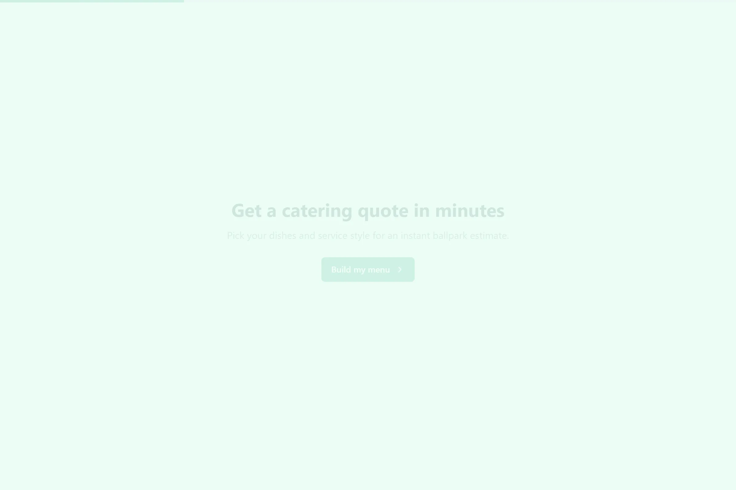 Event Catering Quote Builder template preview