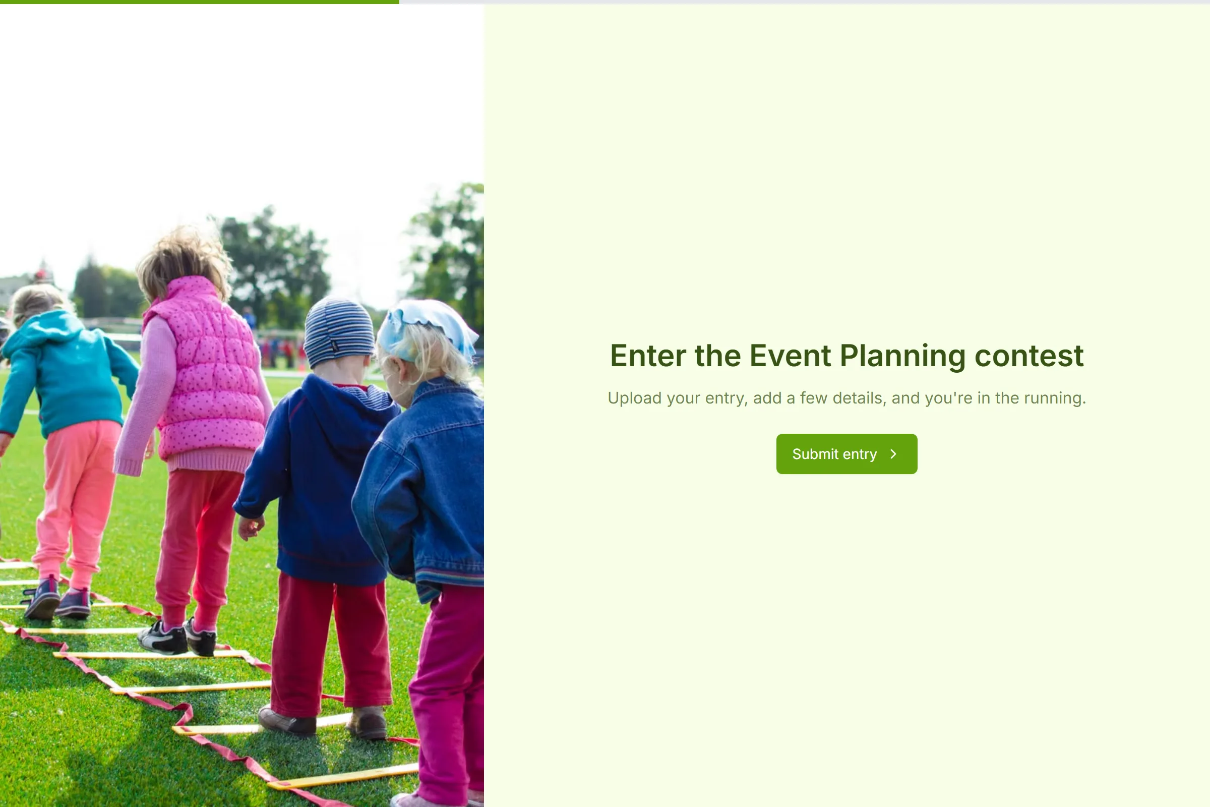 Event Planning Photo Contest Entry template preview